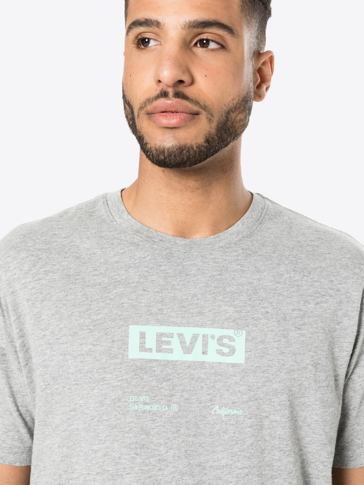 LEVI'S Tričko sivá melírovaná / mätová - Pepit.sk