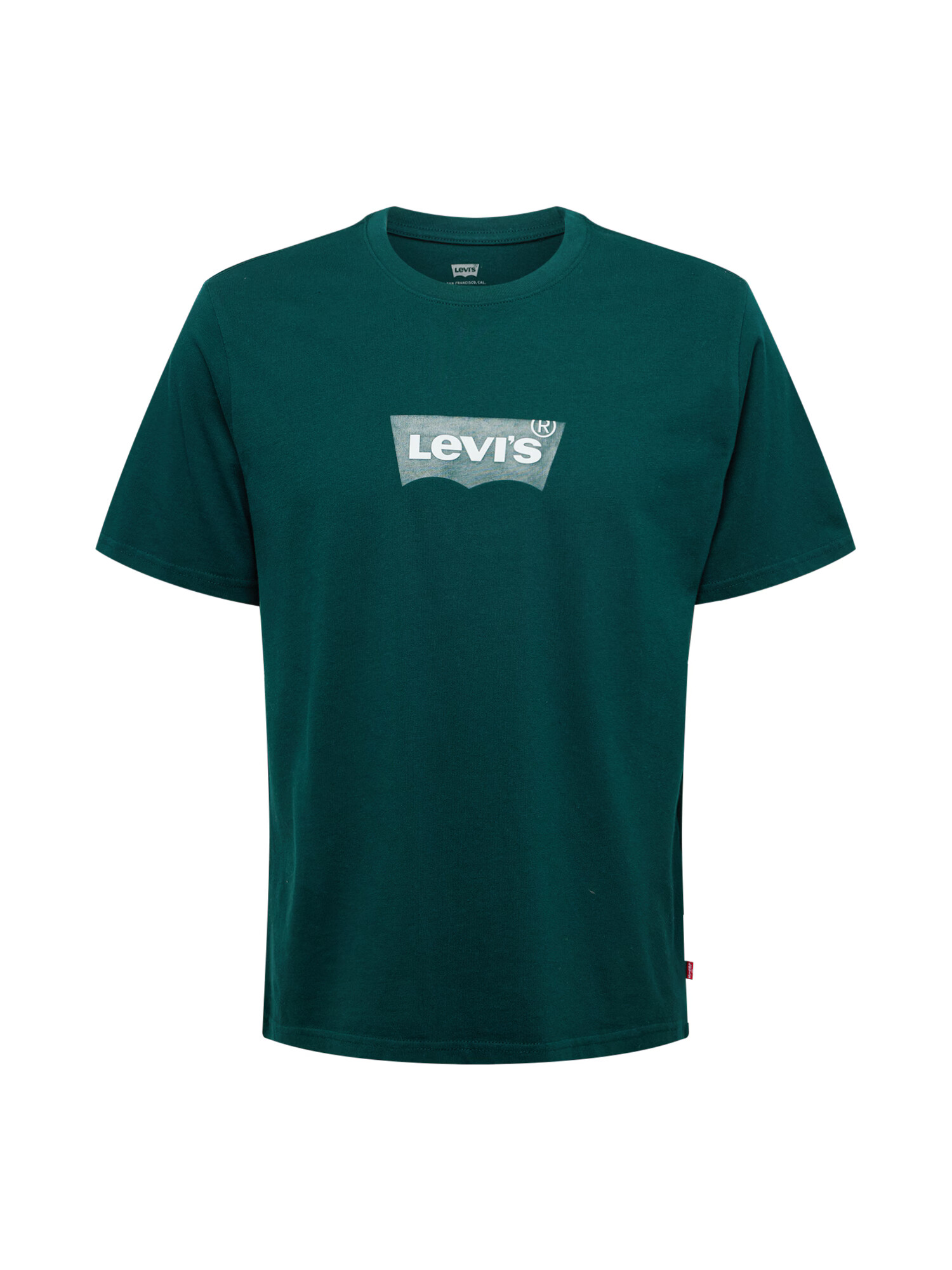 LEVI'S Tričko 'SS RELAXED FIT TEE MULTI-COLOR' smaragdová / zelená melírovaná / červená / biela - Pepit.sk