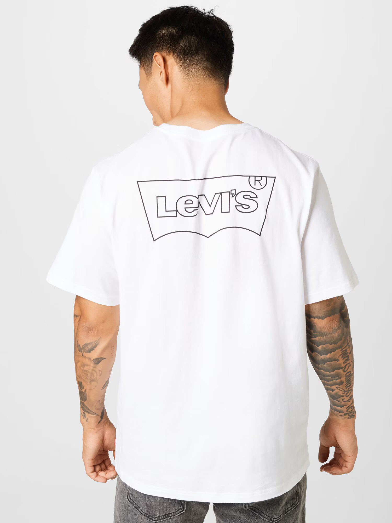 LEVI'S Tričko 'SS RELAXED FIT TEE NEUTRALS' čierna / biela - Pepit.sk