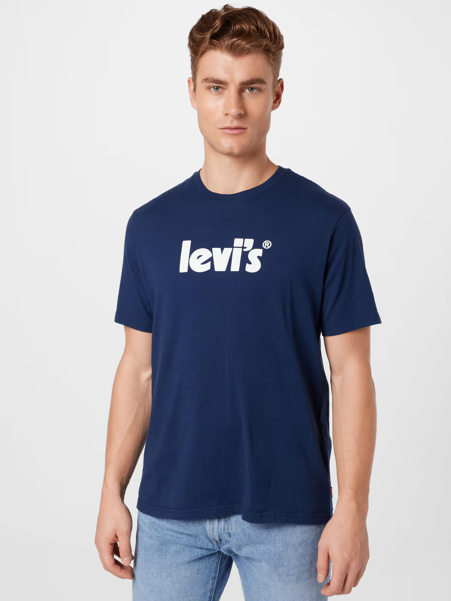 LEVI'S Tričko 'SS RELAXED FIT TEE BLUES' tmavomodrá / biela - Pepit.sk