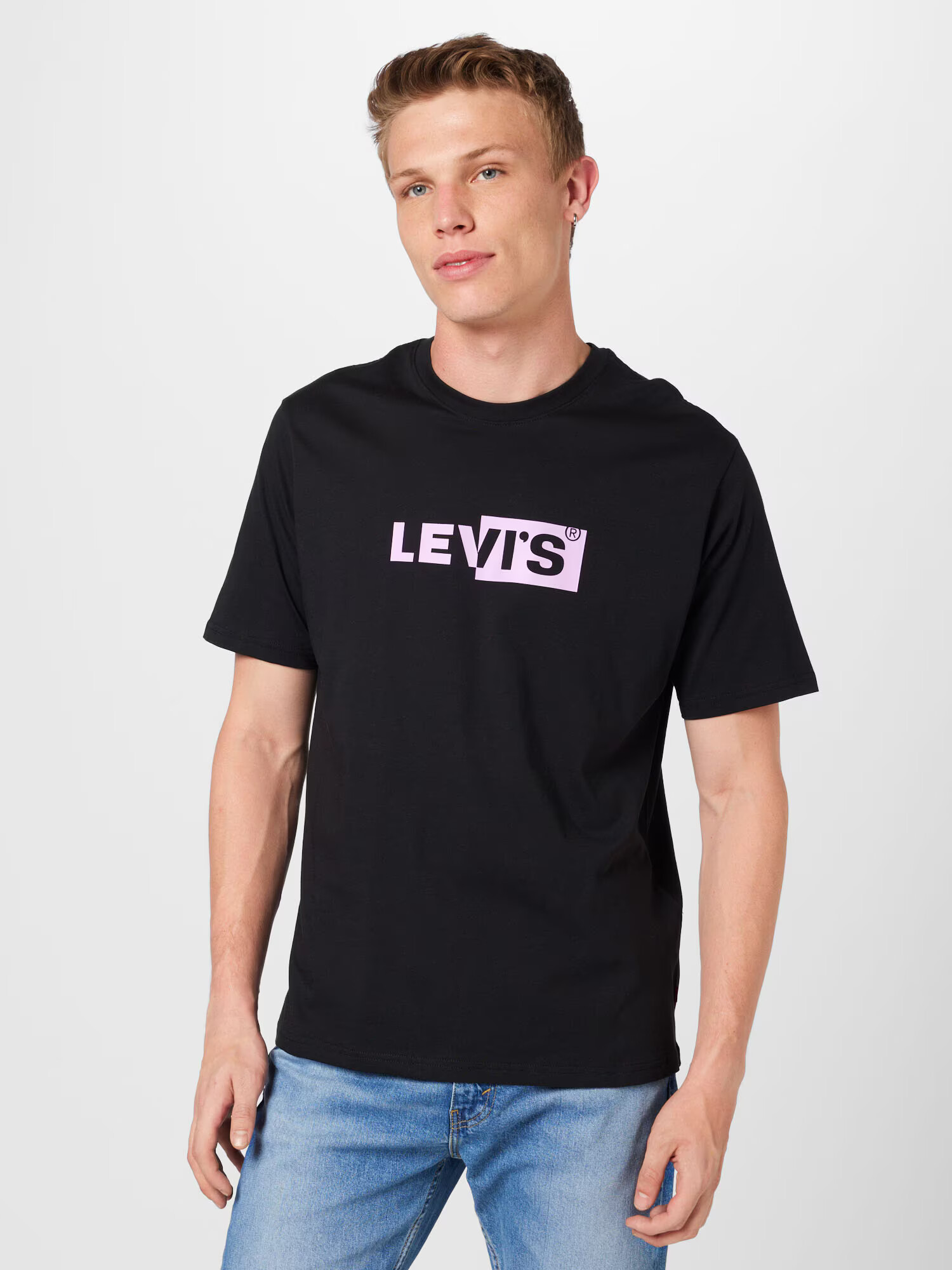 LEVI'S Tričko tmavomodrá / svetlofialová - Pepit.sk