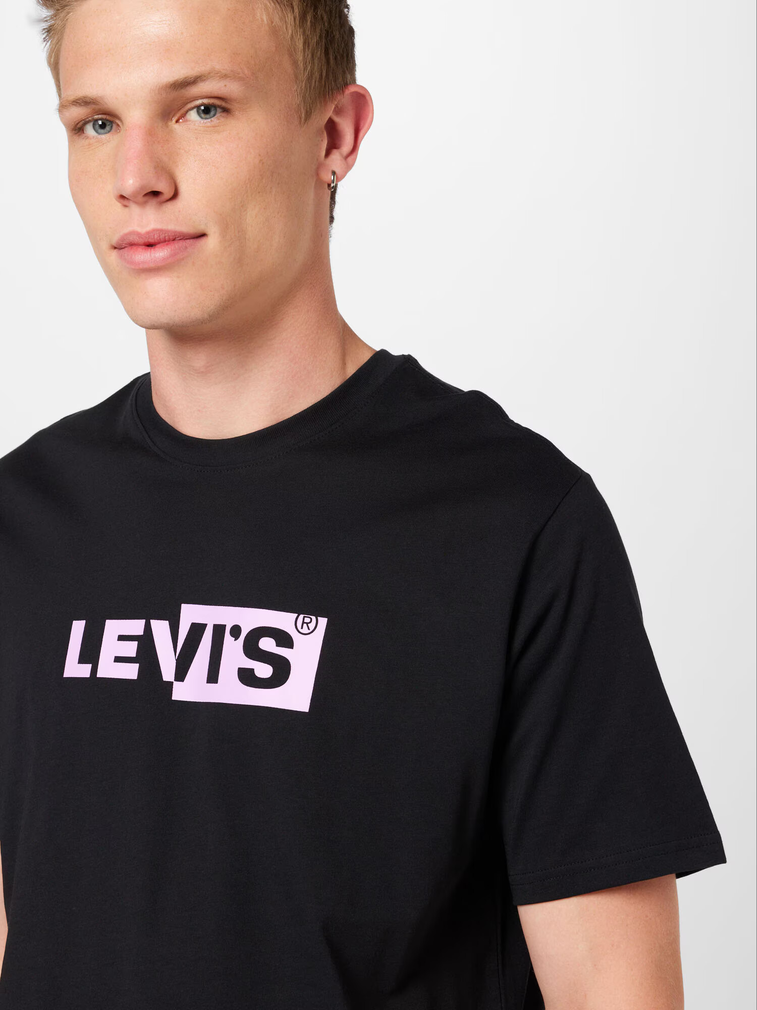 LEVI'S Tričko tmavomodrá / svetlofialová - Pepit.sk