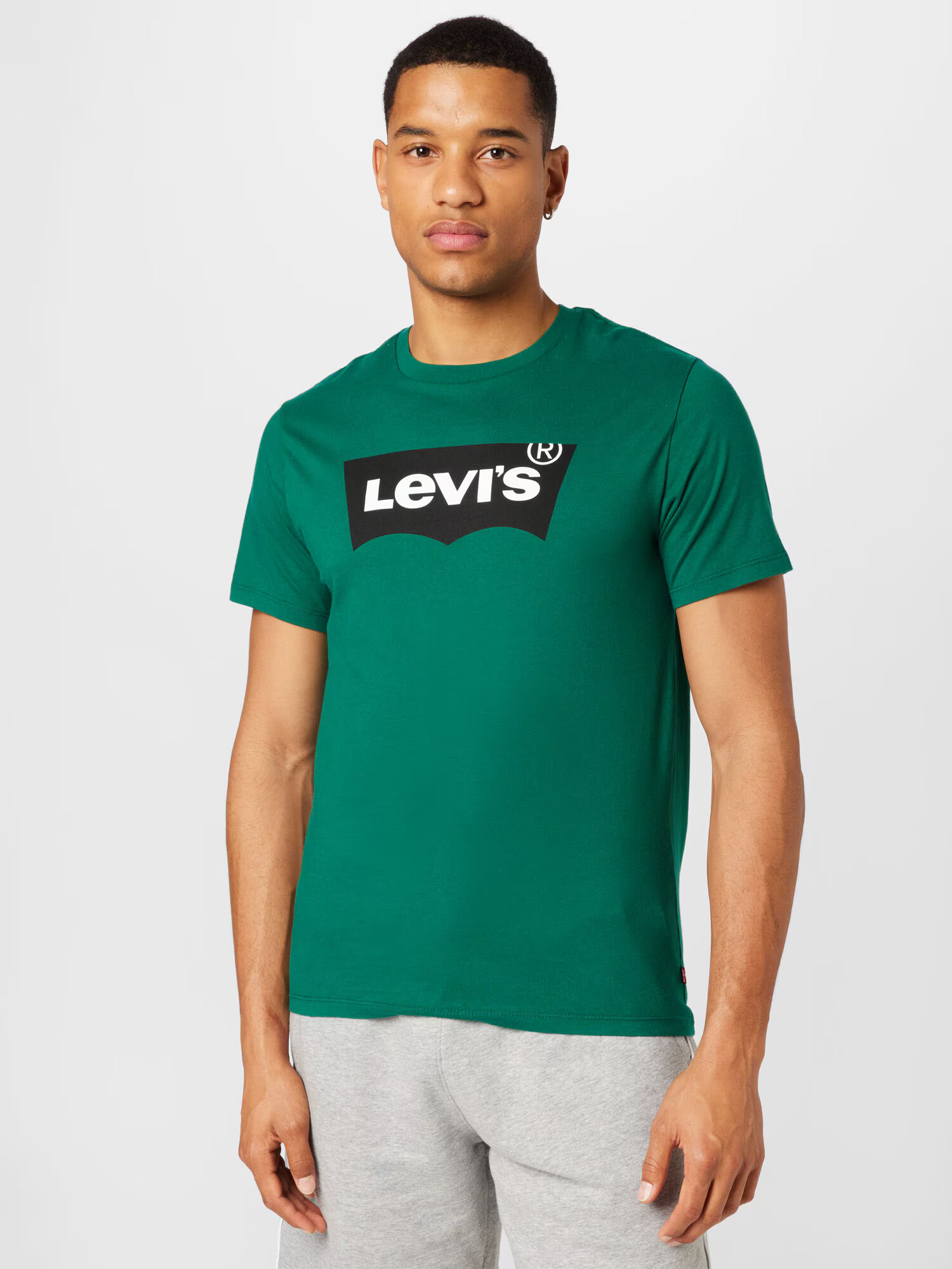 LEVI'S Tričko trávovo zelená / čierna / biela - Pepit.sk