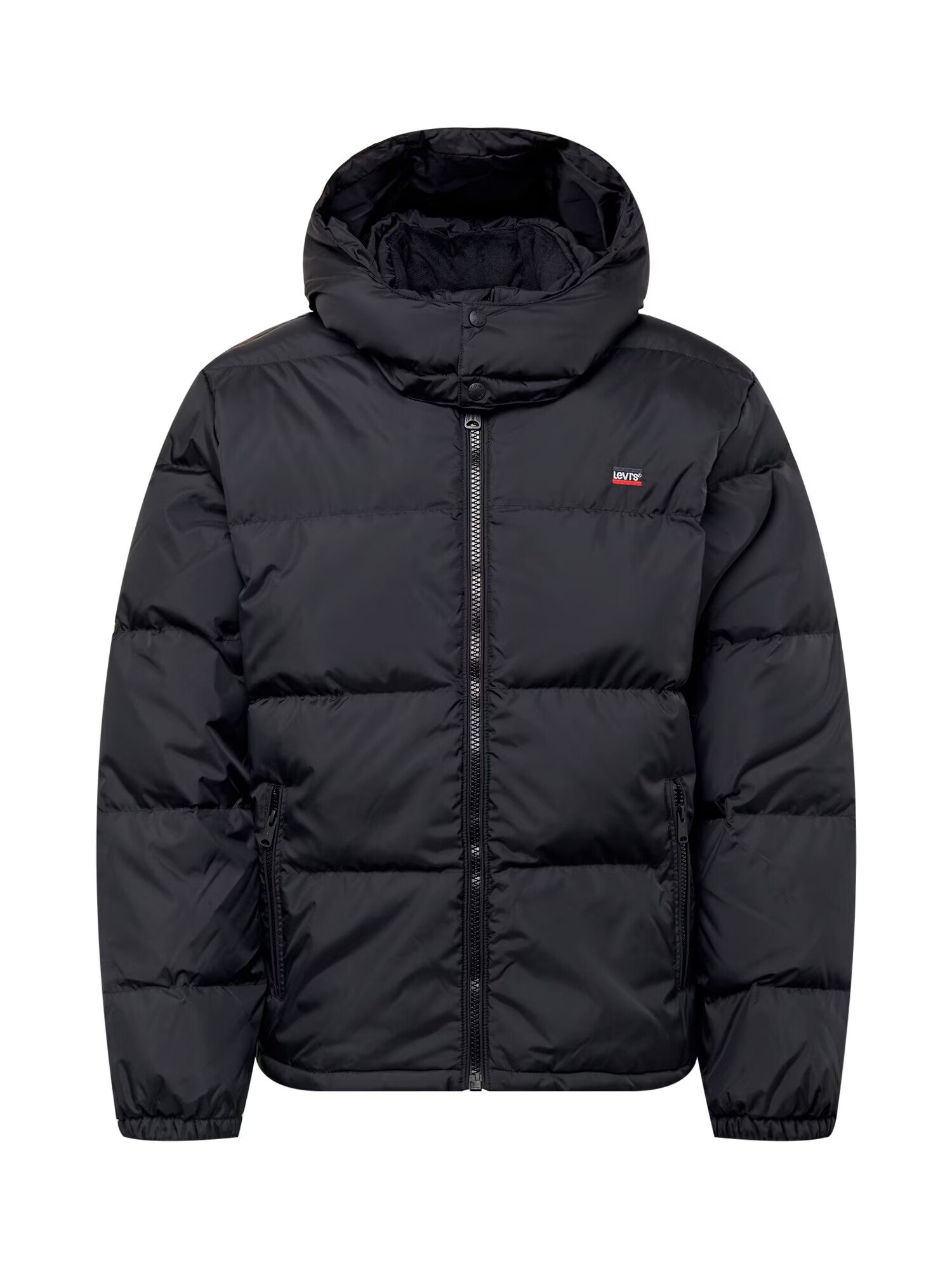 LEVI'S Zimná bunda 'HOODED FILLMORE SHRT JKT BLACKS' čierna - Pepit.sk