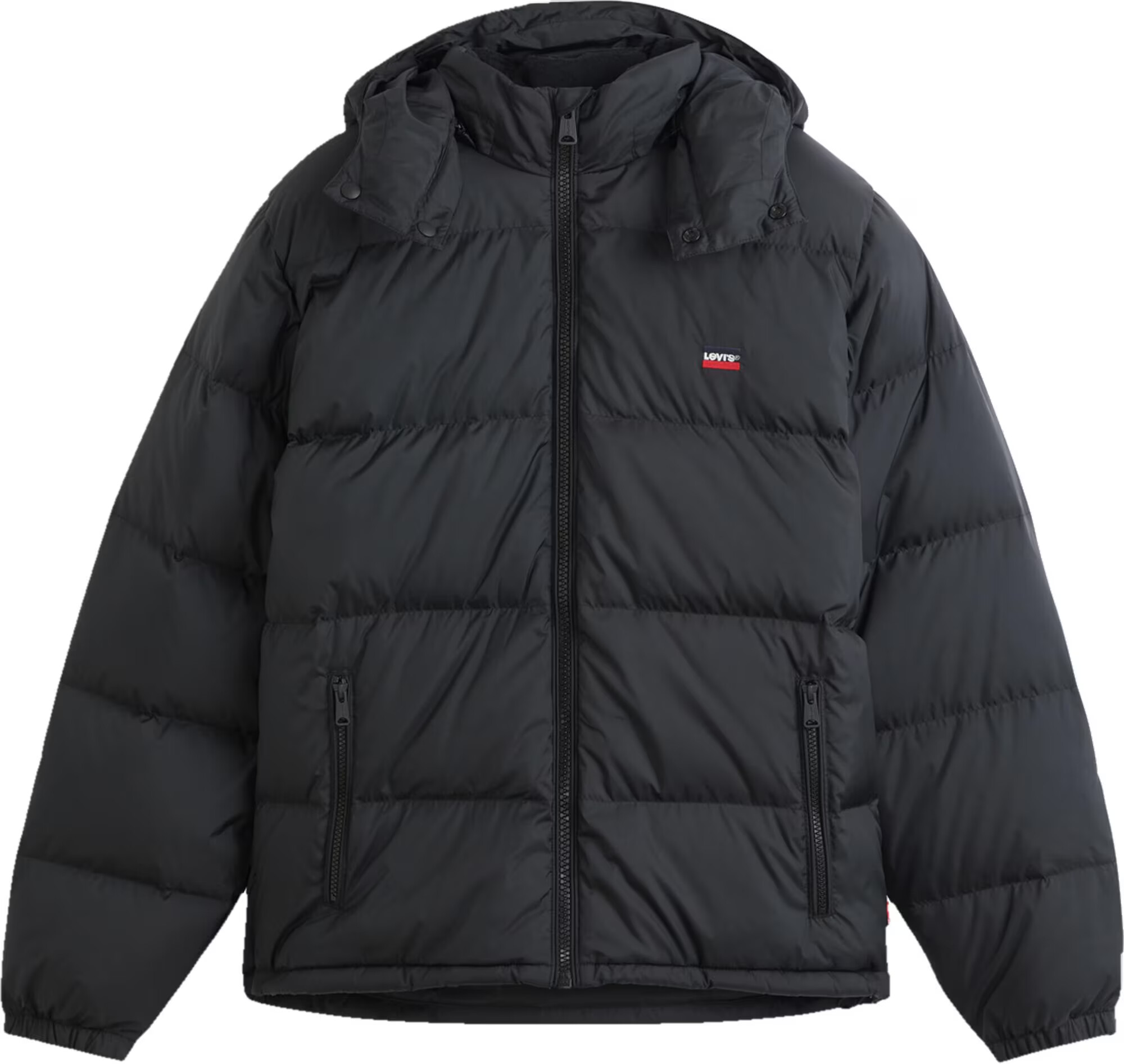 LEVI'S Zimná bunda 'HOODED FILLMORE SHRT JKT BLACKS' čierna - Pepit.sk