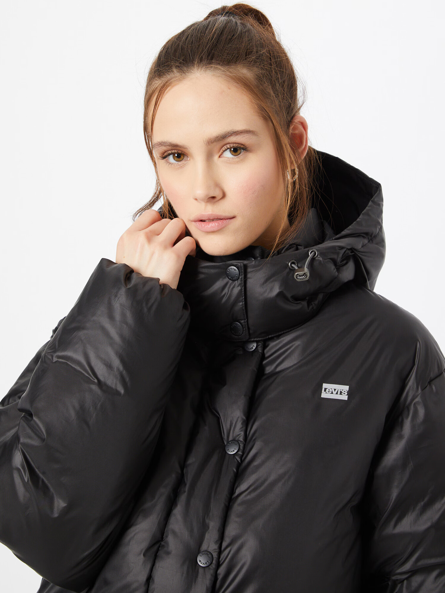 LEVI'S ® Zimný kabát 'CORE PUFFER MID BLACKS' čierna - Pepit.sk