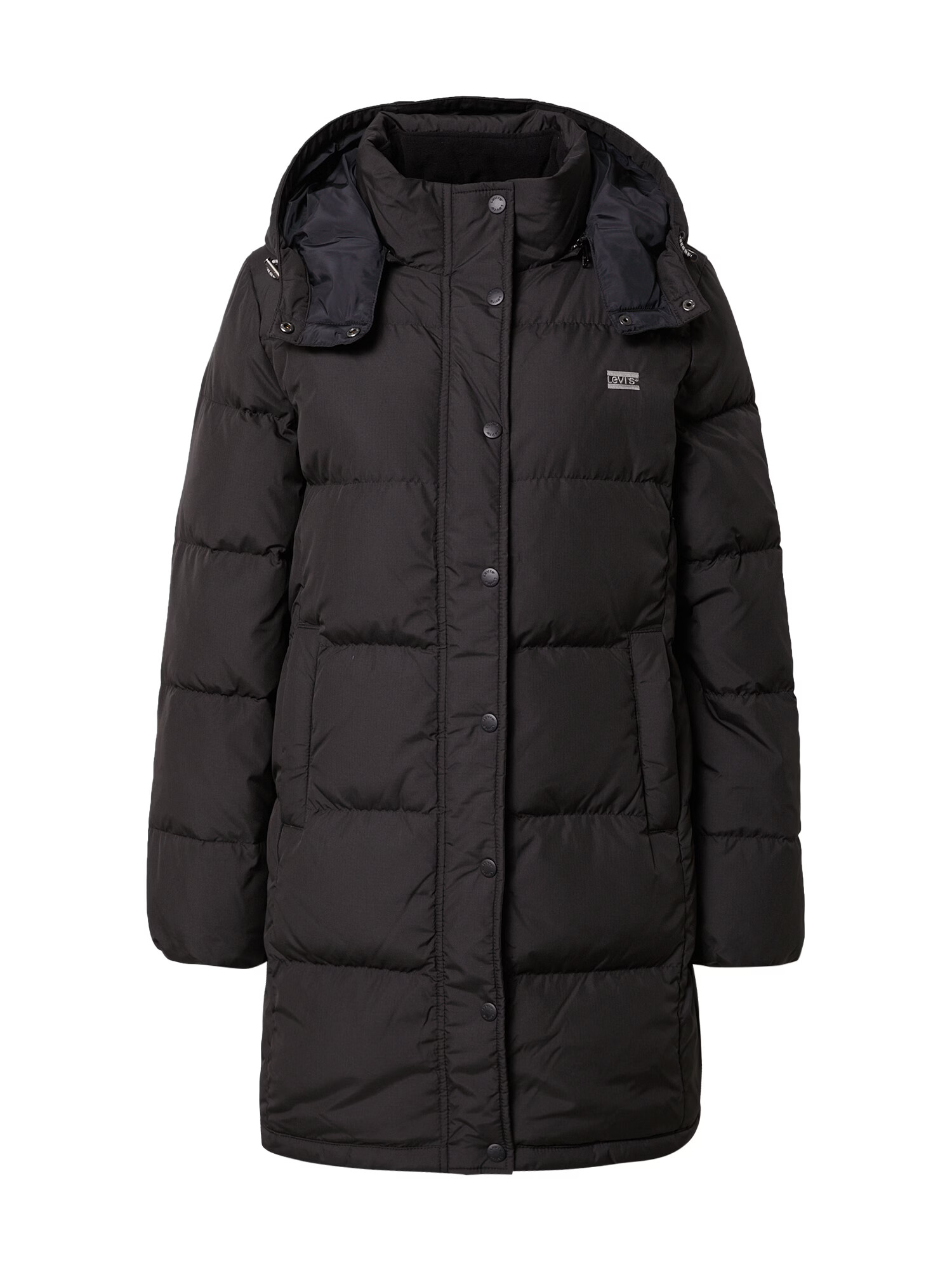 LEVI'S Zimný kabát 'QUINN MID DOWN PUFFER BLACKS' čierna - Pepit.sk