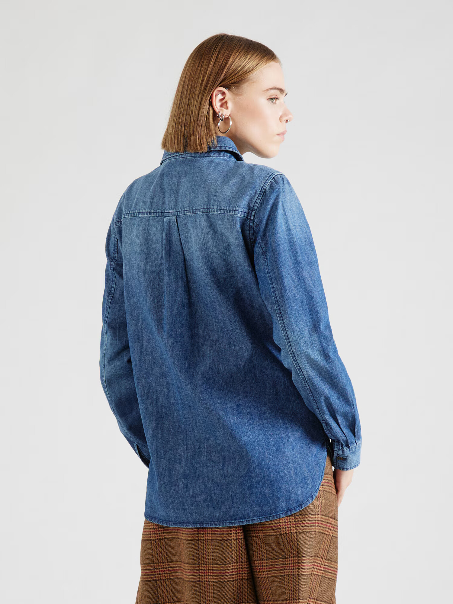 Lindex Blúzka 'Becky' modrá denim - Pepit.sk