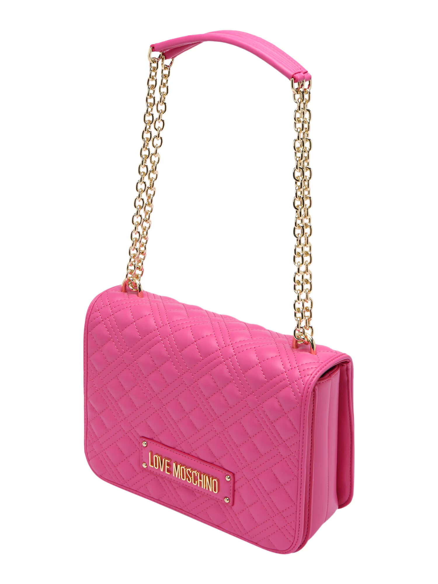 Love Moschino Kabelka na rameno 'BORSA' zlatá / fuksia - Pepit.sk