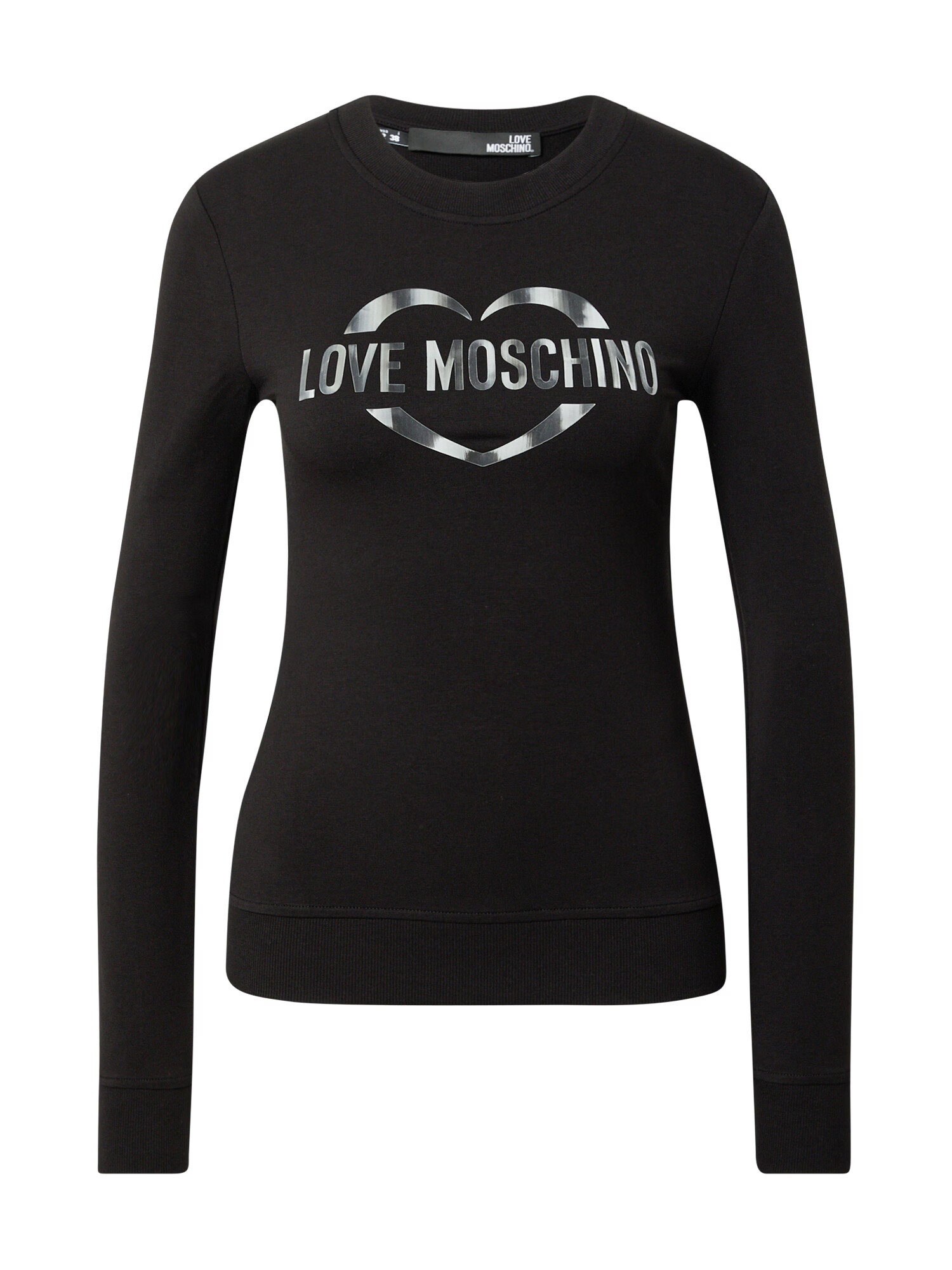 Love Moschino Mikina antracitová / svetlosivá / čierna - Pepit.sk