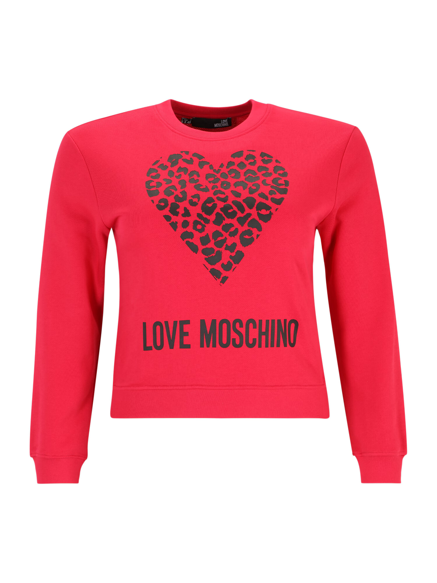 Love Moschino Mikina červená / čierna - Pepit.sk