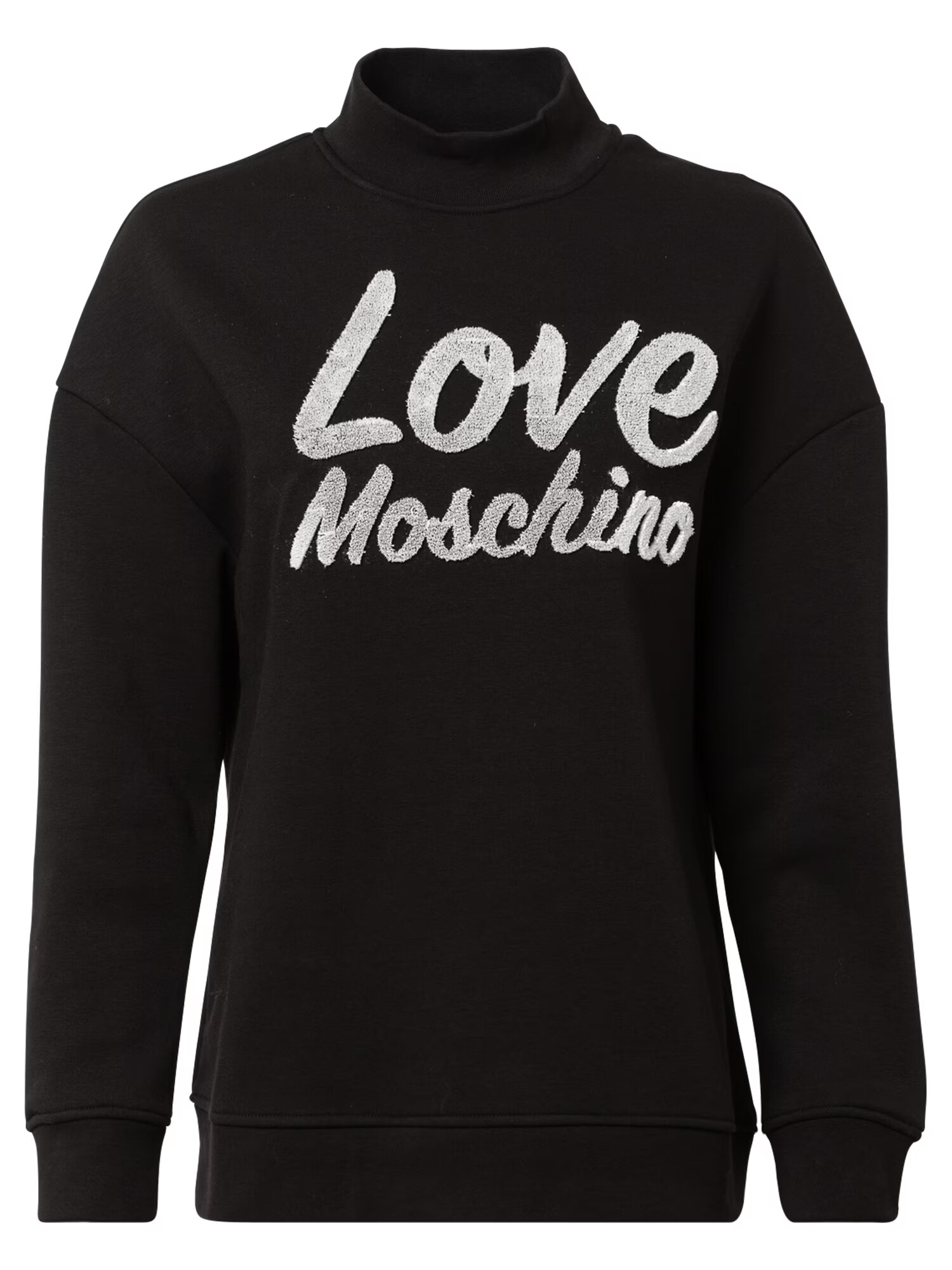 Love Moschino Mikina 'FELPA' čierna / biela - Pepit.sk