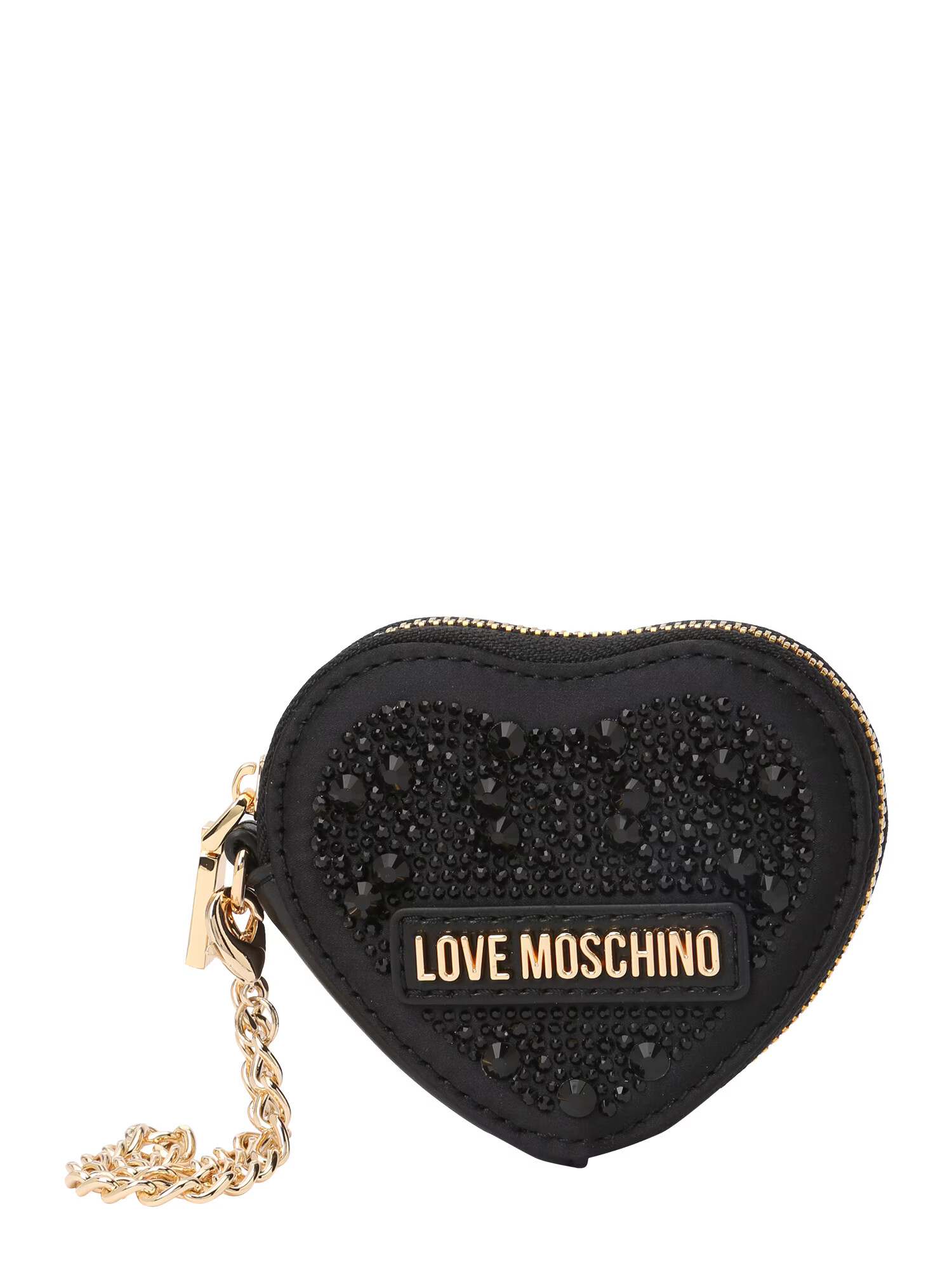 Love Moschino Peňaženka zlatá / čierna - Pepit.sk