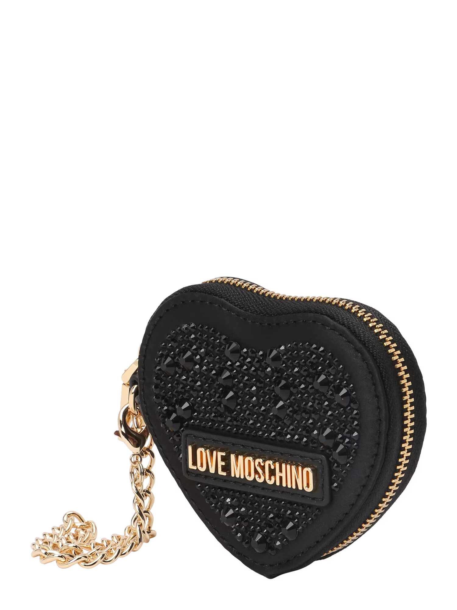 Love Moschino Peňaženka zlatá / čierna - Pepit.sk