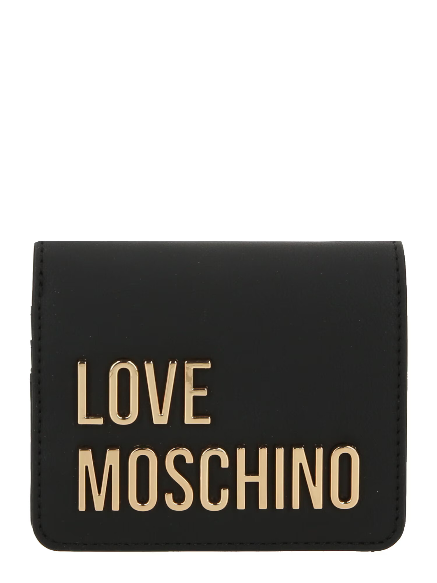 Love Moschino Peňaženka zlatá / čierna - Pepit.sk