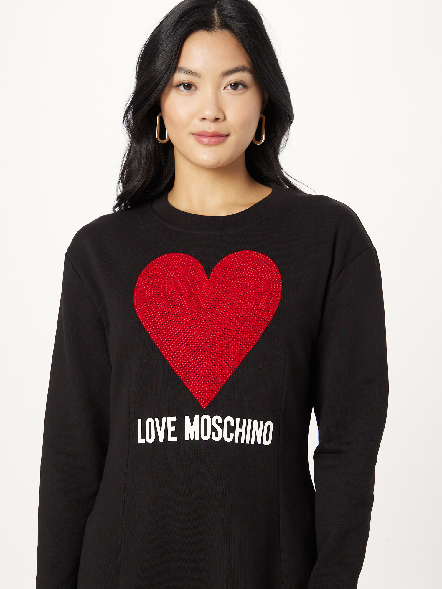 Love Moschino Šaty červená / čierna / biela - Pepit.sk