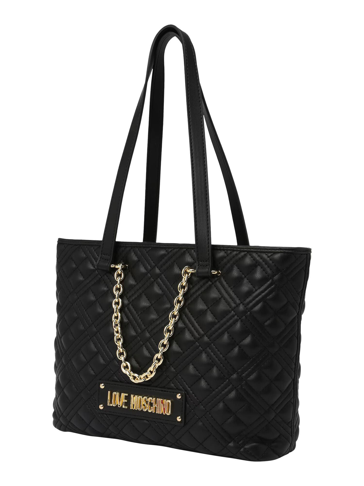 Love Moschino Shopper zlatá / čierna - Pepit.sk