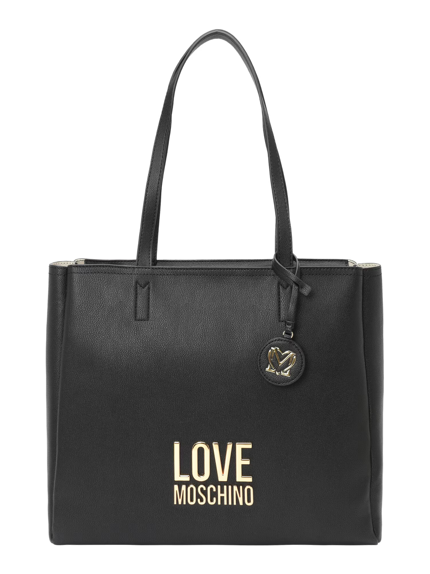 Love Moschino Shopper zlatá žltá / čierna - Pepit.sk