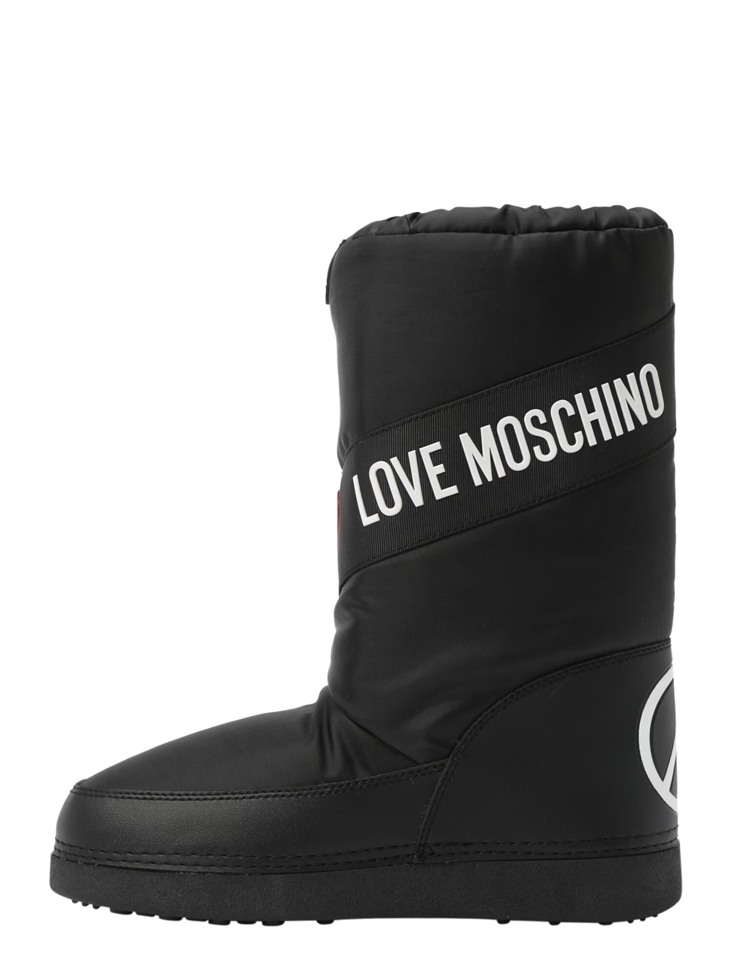 Love Moschino Snehule červená / čierna / biela - Pepit.sk