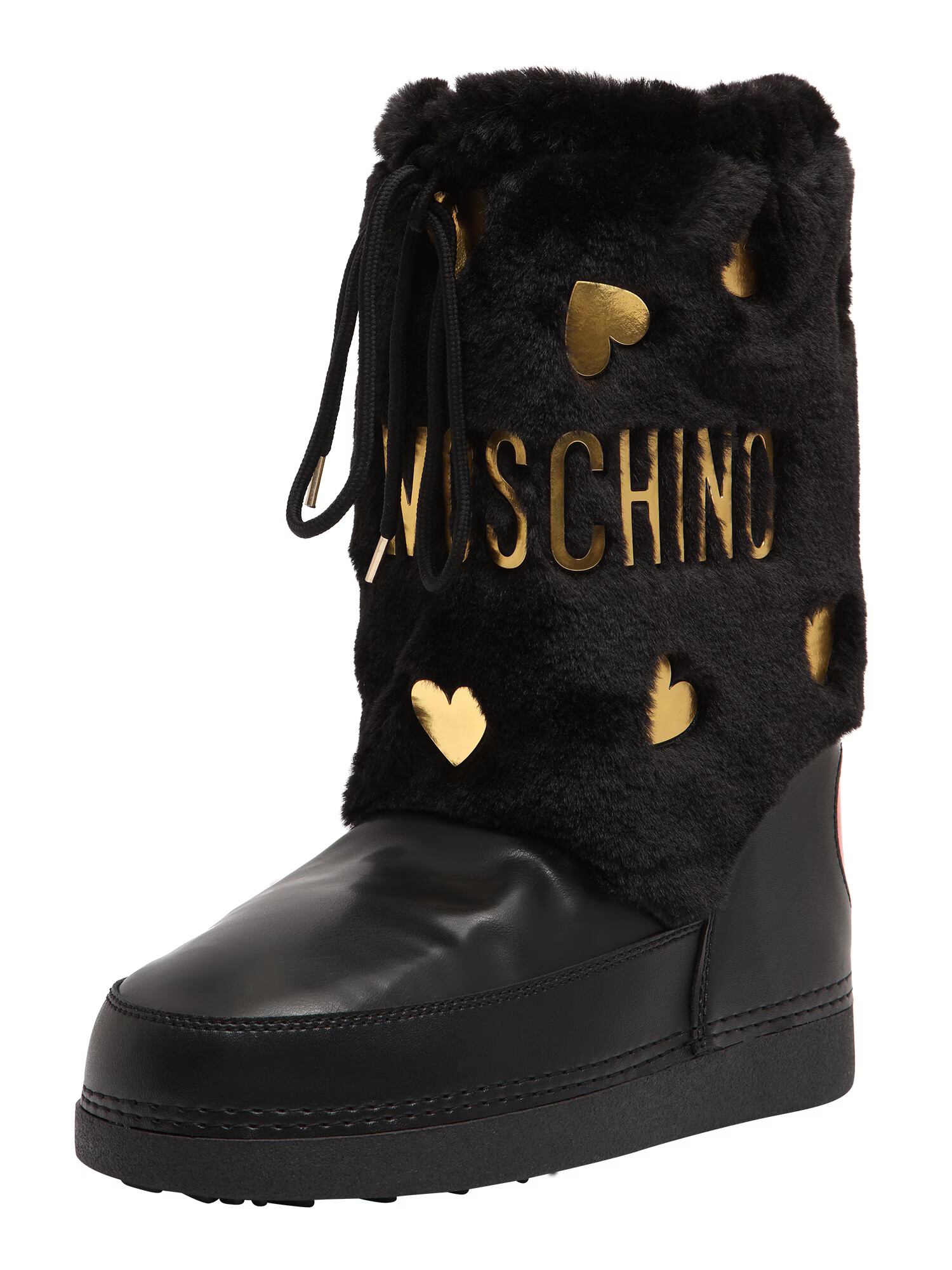 Love Moschino Snehule zlatá / červená / čierna - Pepit.sk