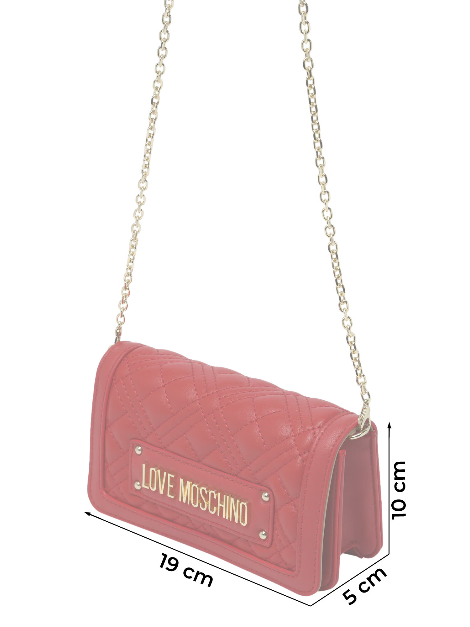 Love Moschino Taška cez rameno červená - Pepit.sk