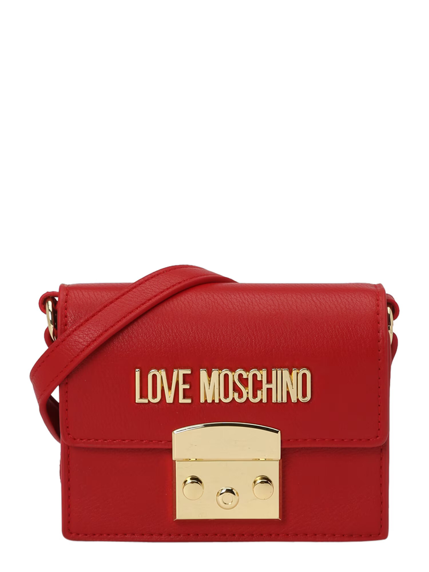 Love Moschino Taška cez rameno 'LUCILLE' zlatá / červená - Pepit.sk