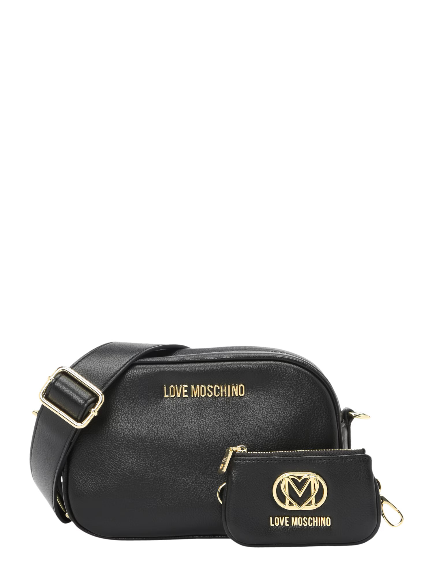 Love Moschino Taška cez rameno zlatá / čierna - Pepit.sk