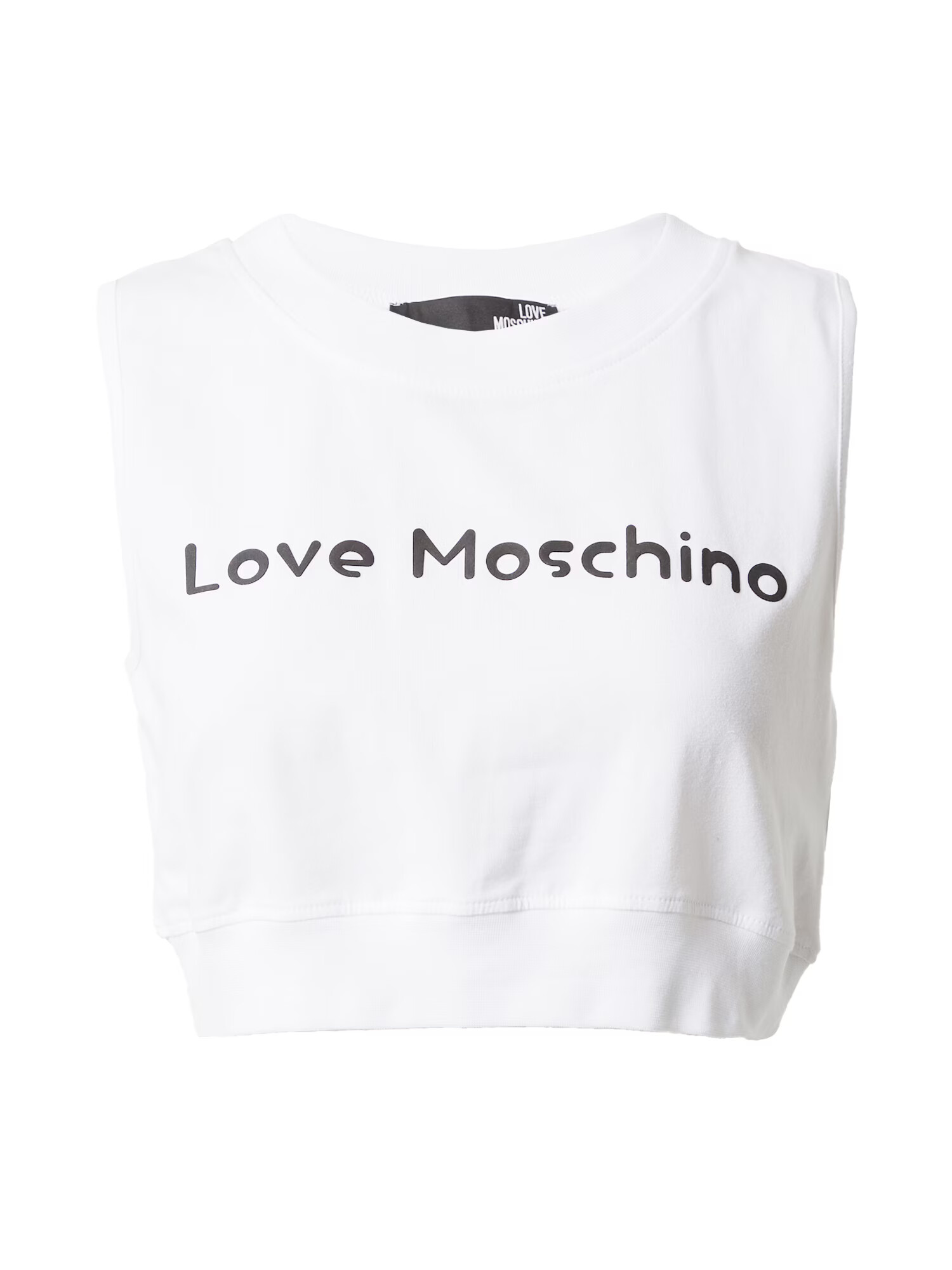 Love Moschino Top čierna / biela - Pepit.sk