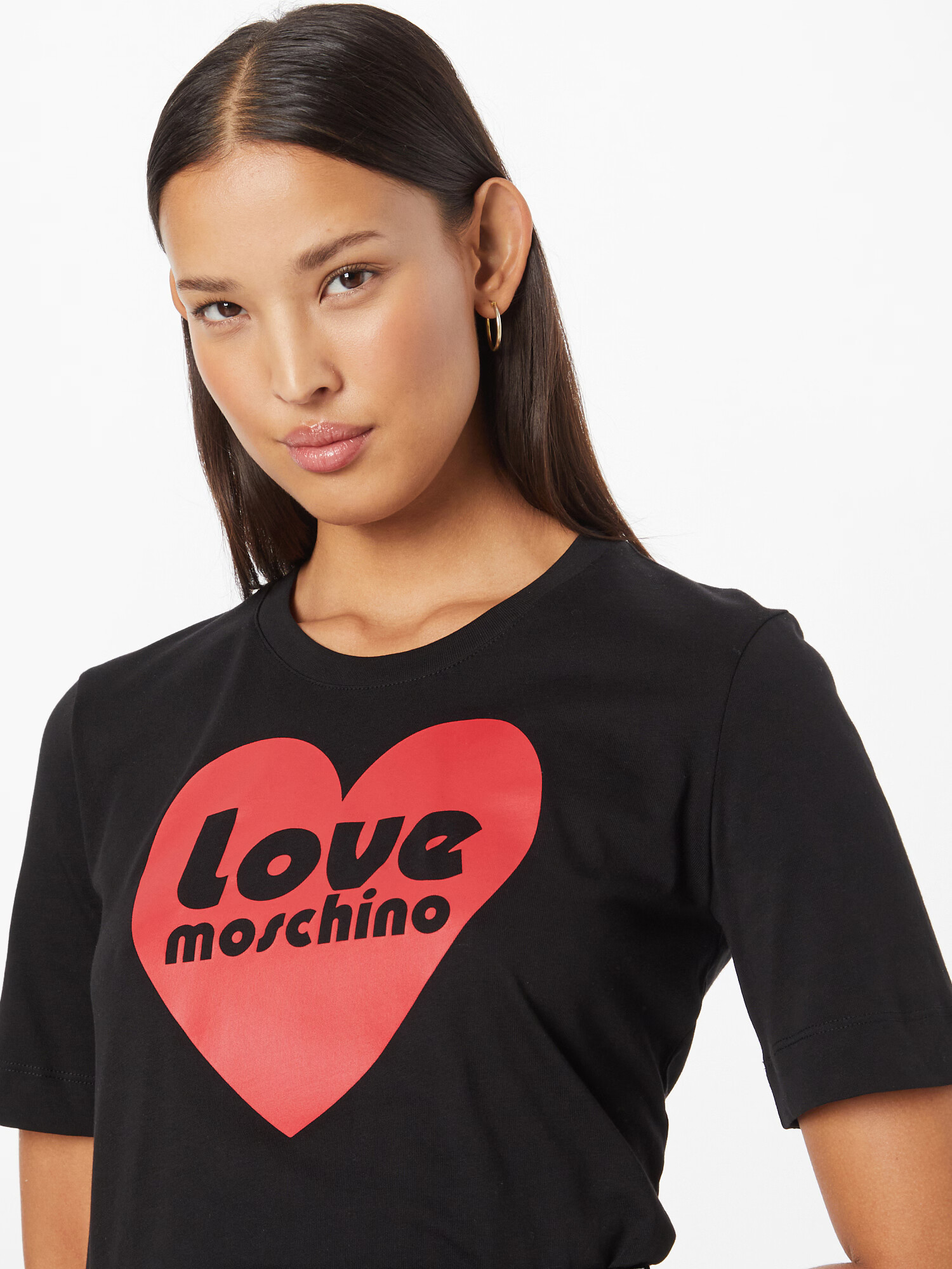 Love Moschino Tričko červená / čierna - Pepit.sk