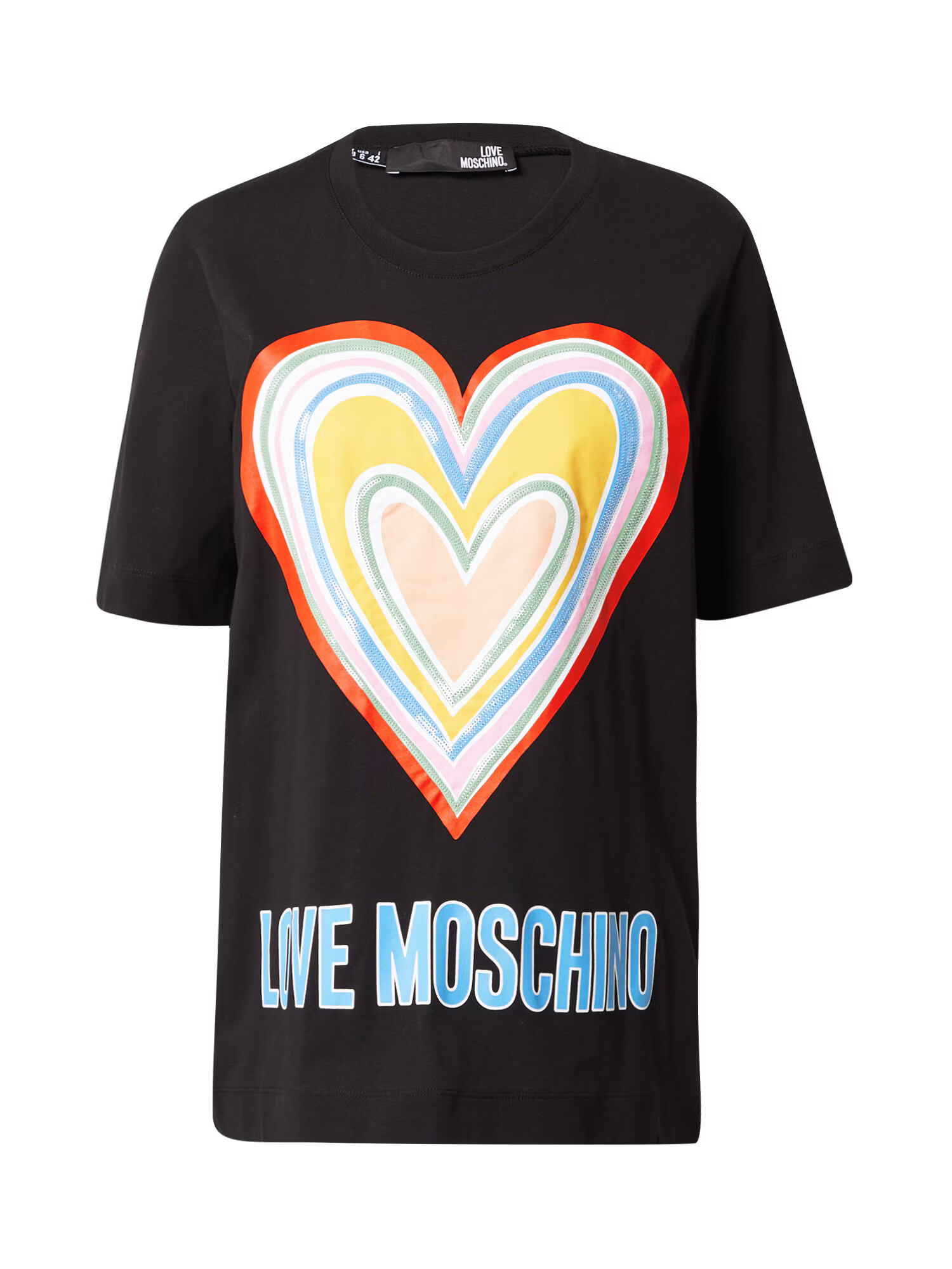 Love Moschino Tričko zmiešané farby / čierna - Pepit.sk