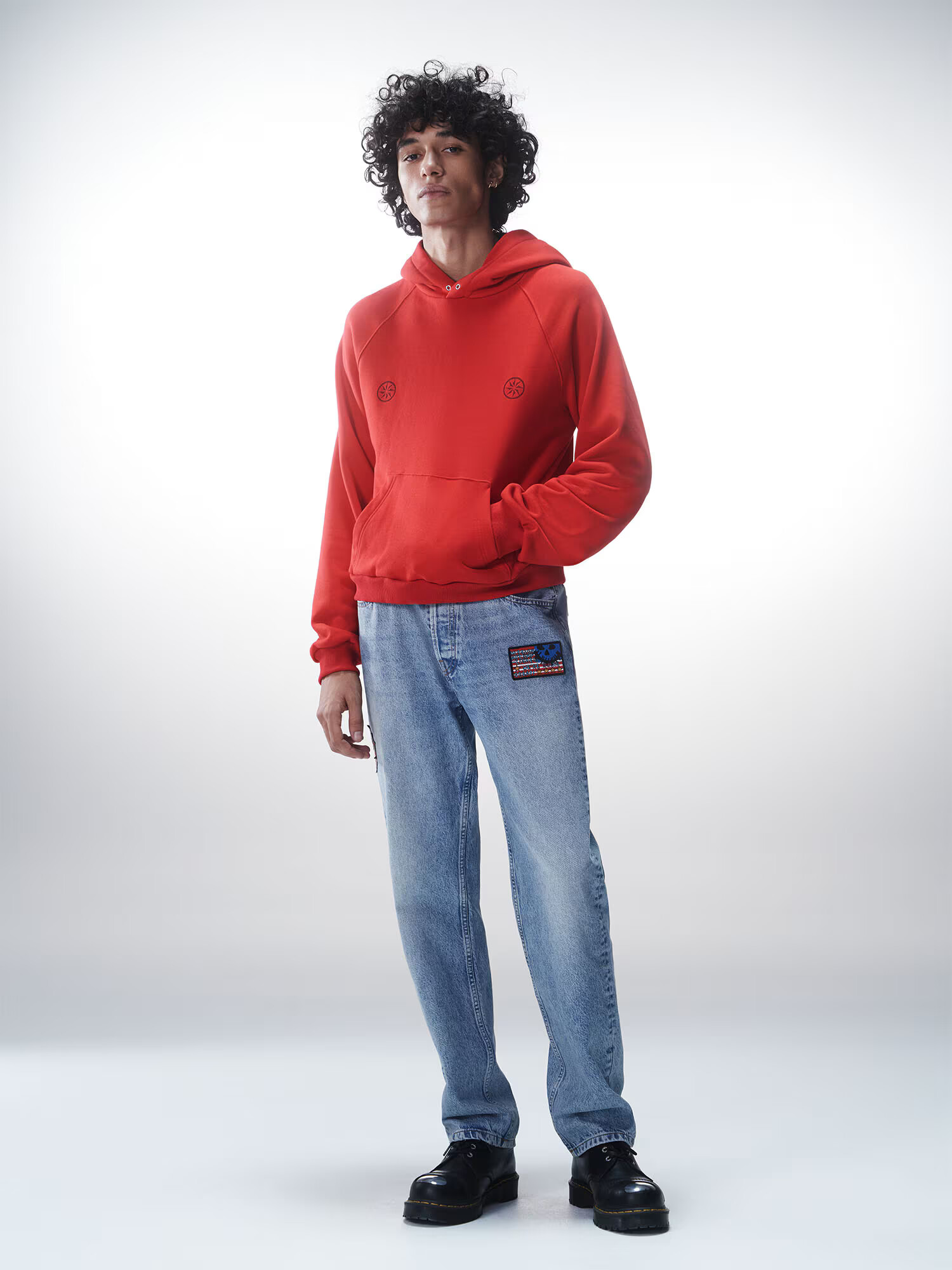 Luka Sabbat for ABOUT YOU Mikina 'Lino' červená - Pepit.sk