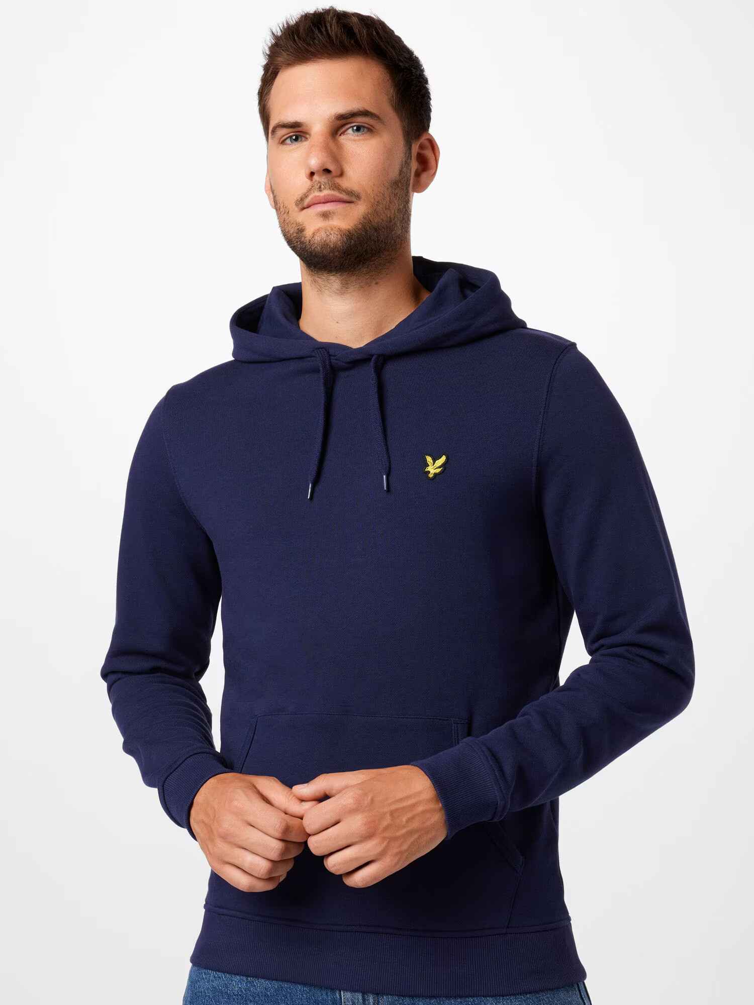 Lyle & Scott Mikina námornícka modrá / žltá / čierna - Pepit.sk