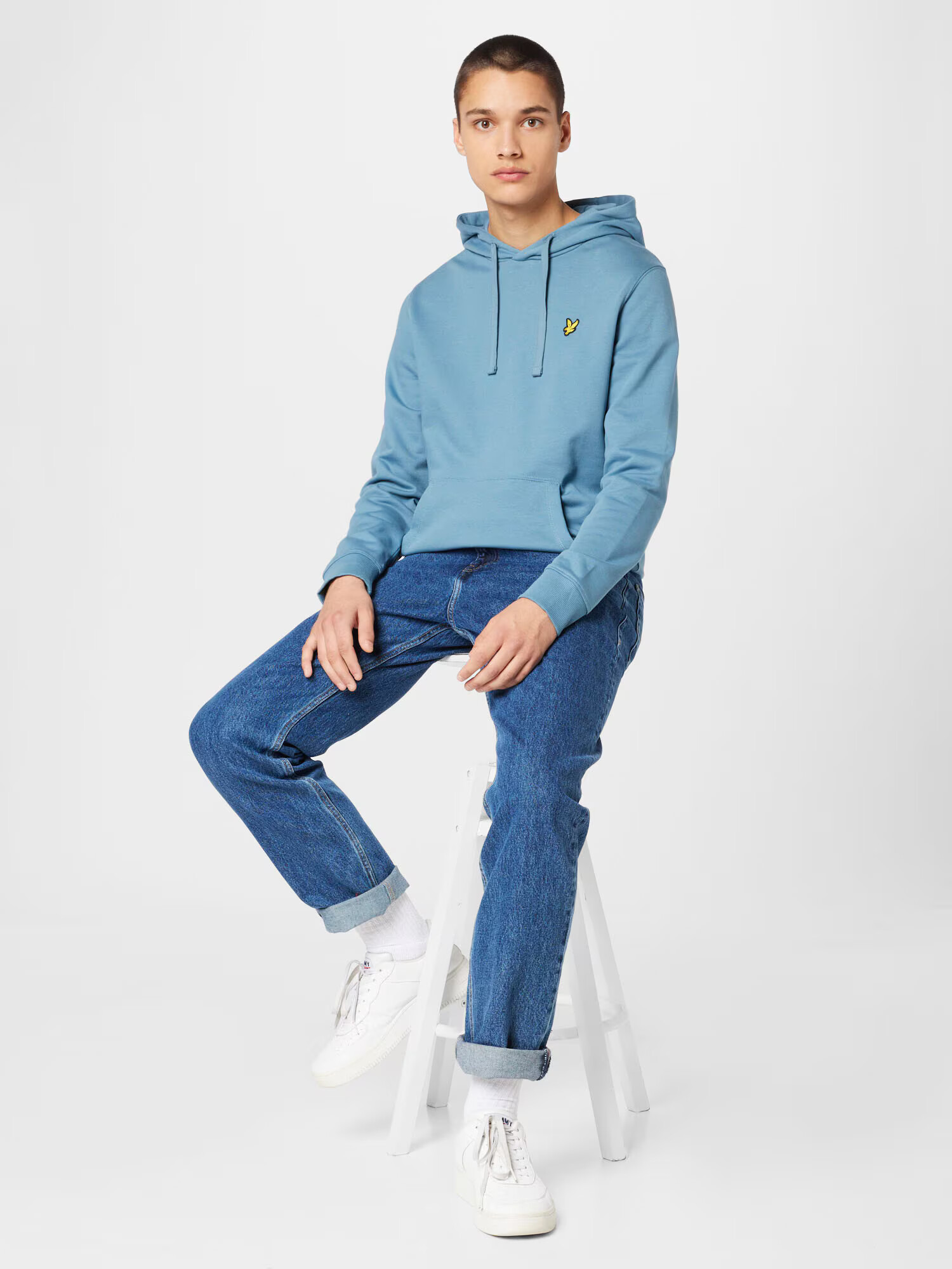 Lyle & Scott Mikina opálová / zlatá žltá / čierna - Pepit.sk