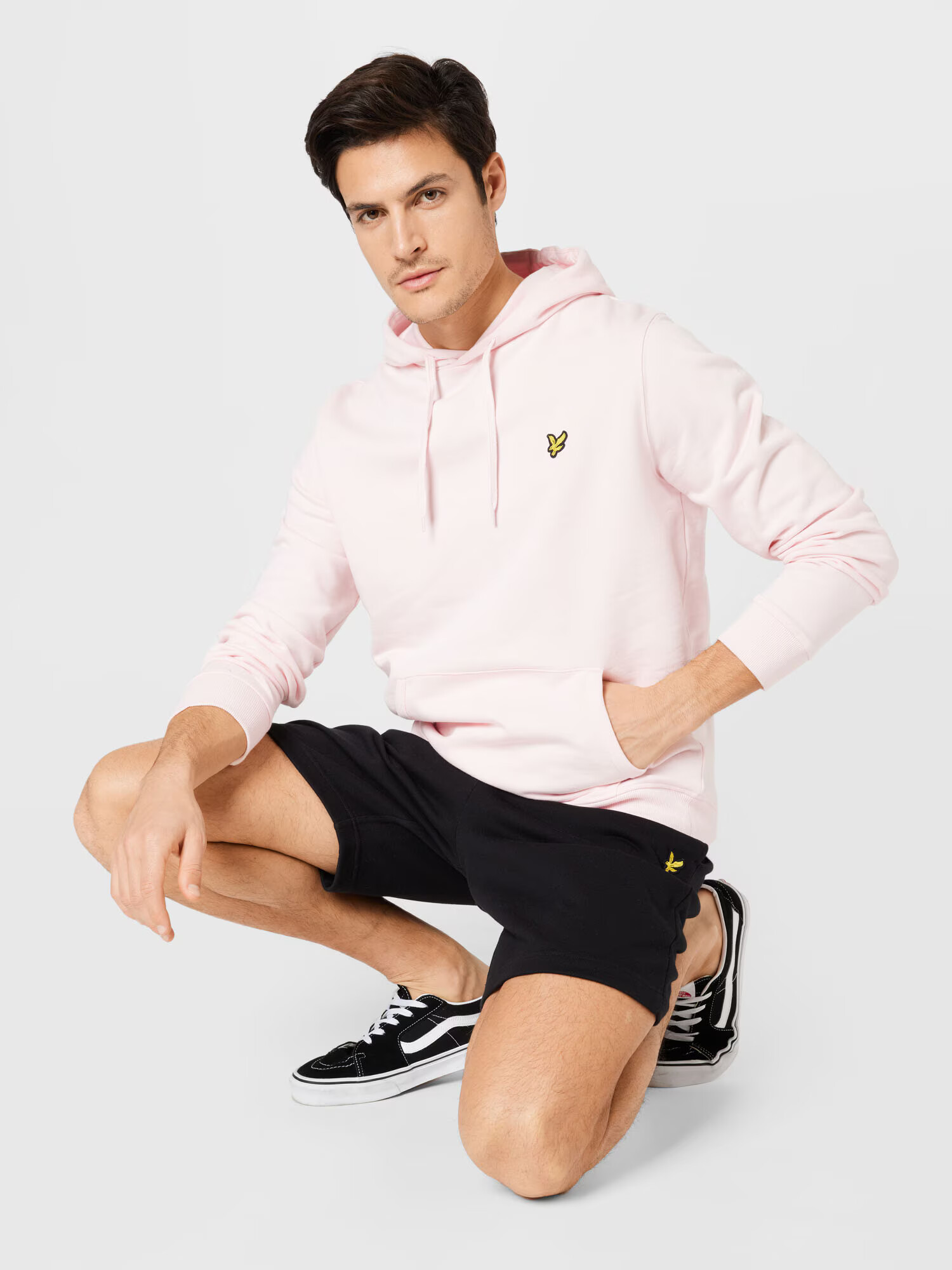 Lyle & Scott Mikina pastelovo ružová - Pepit.sk