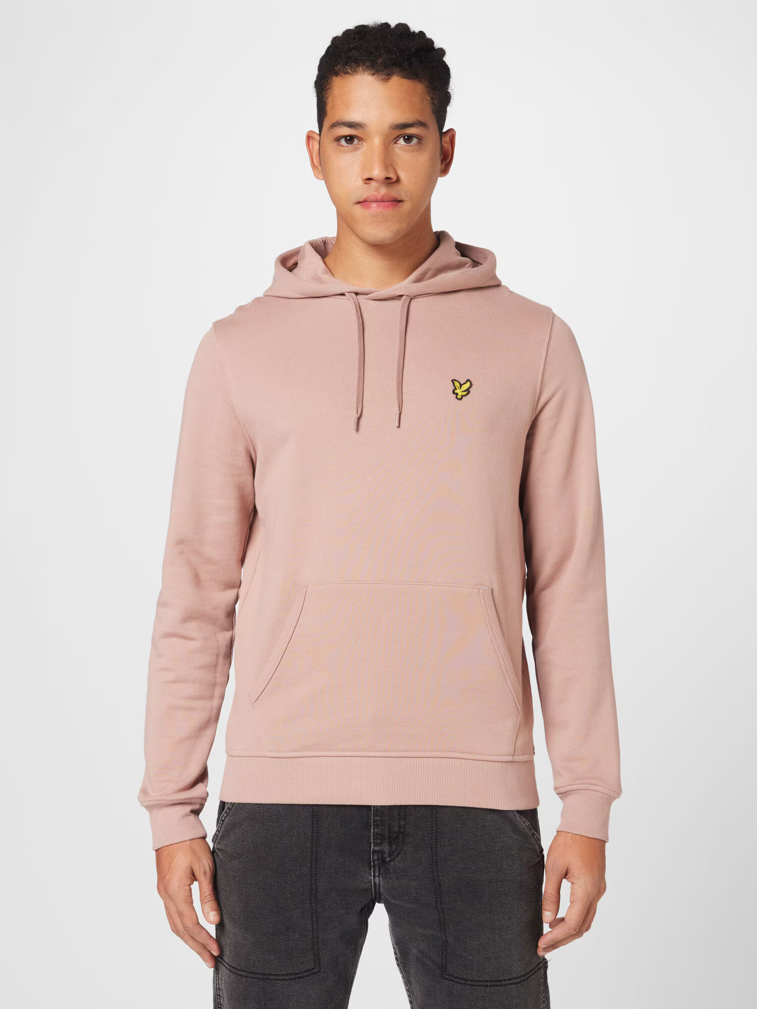 Lyle & Scott Mikina žltá / pastelovo ružová / čierna - Pepit.sk