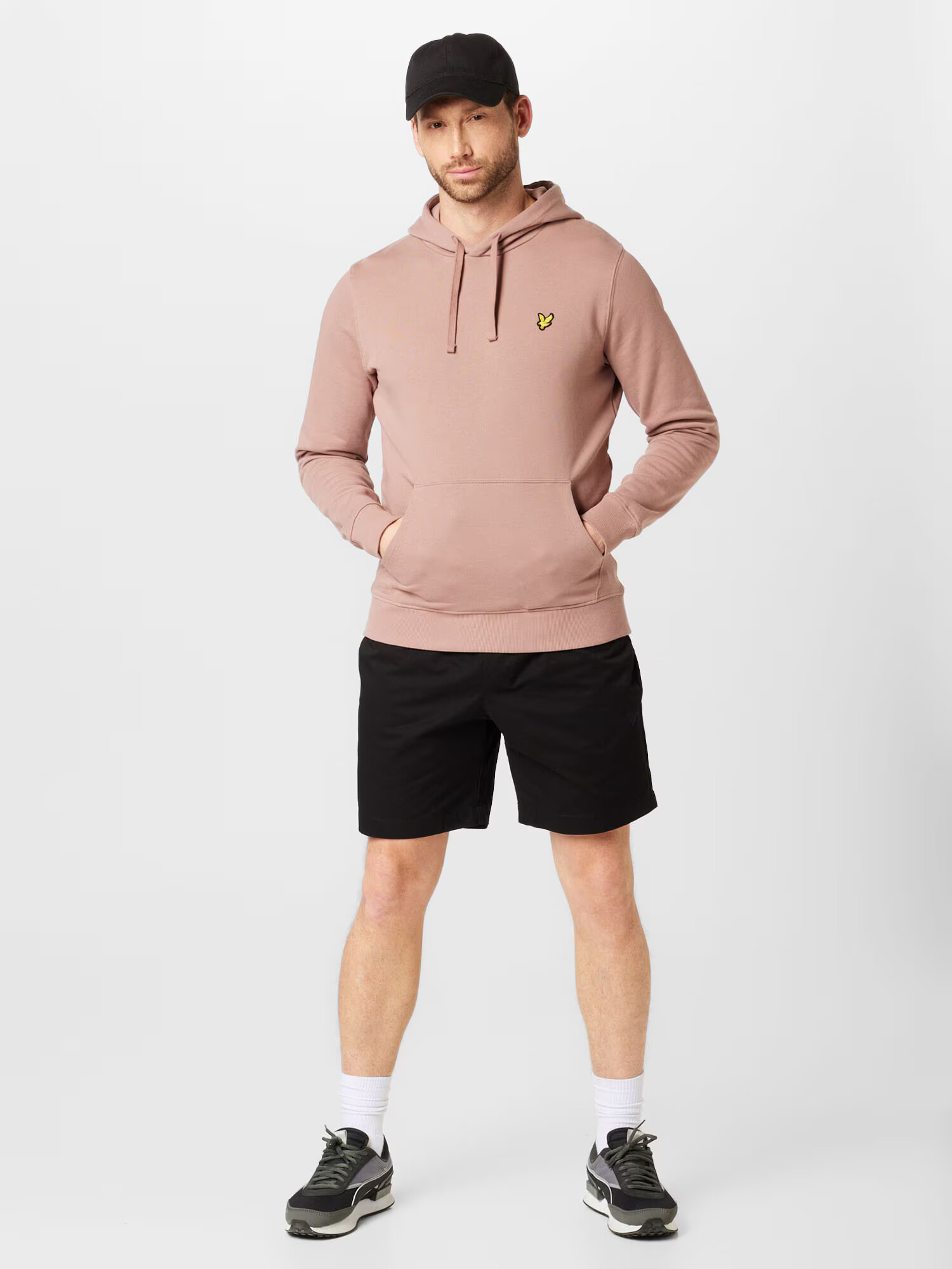 Lyle & Scott Mikina žltá / rosé / čierna - Pepit.sk