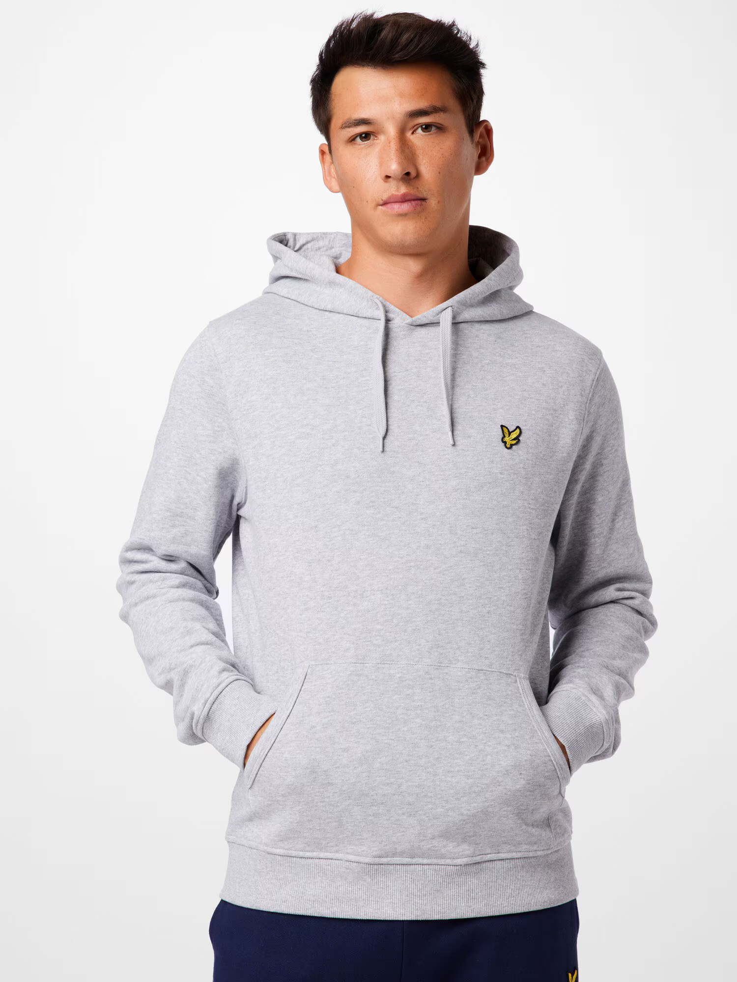 Lyle & Scott Mikina žltá / sivá melírovaná / čierna - Pepit.sk