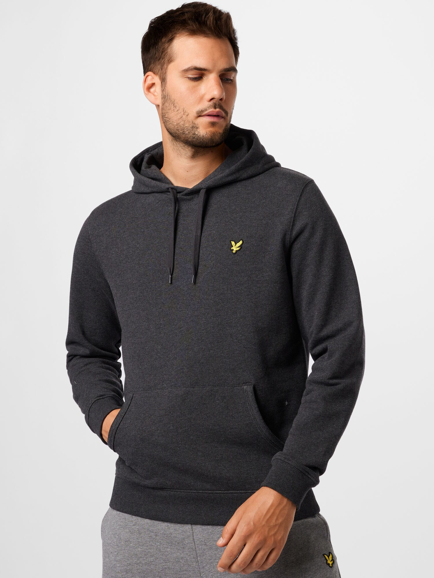 Lyle & Scott Mikina žltá / tmavosivá / čierna - Pepit.sk