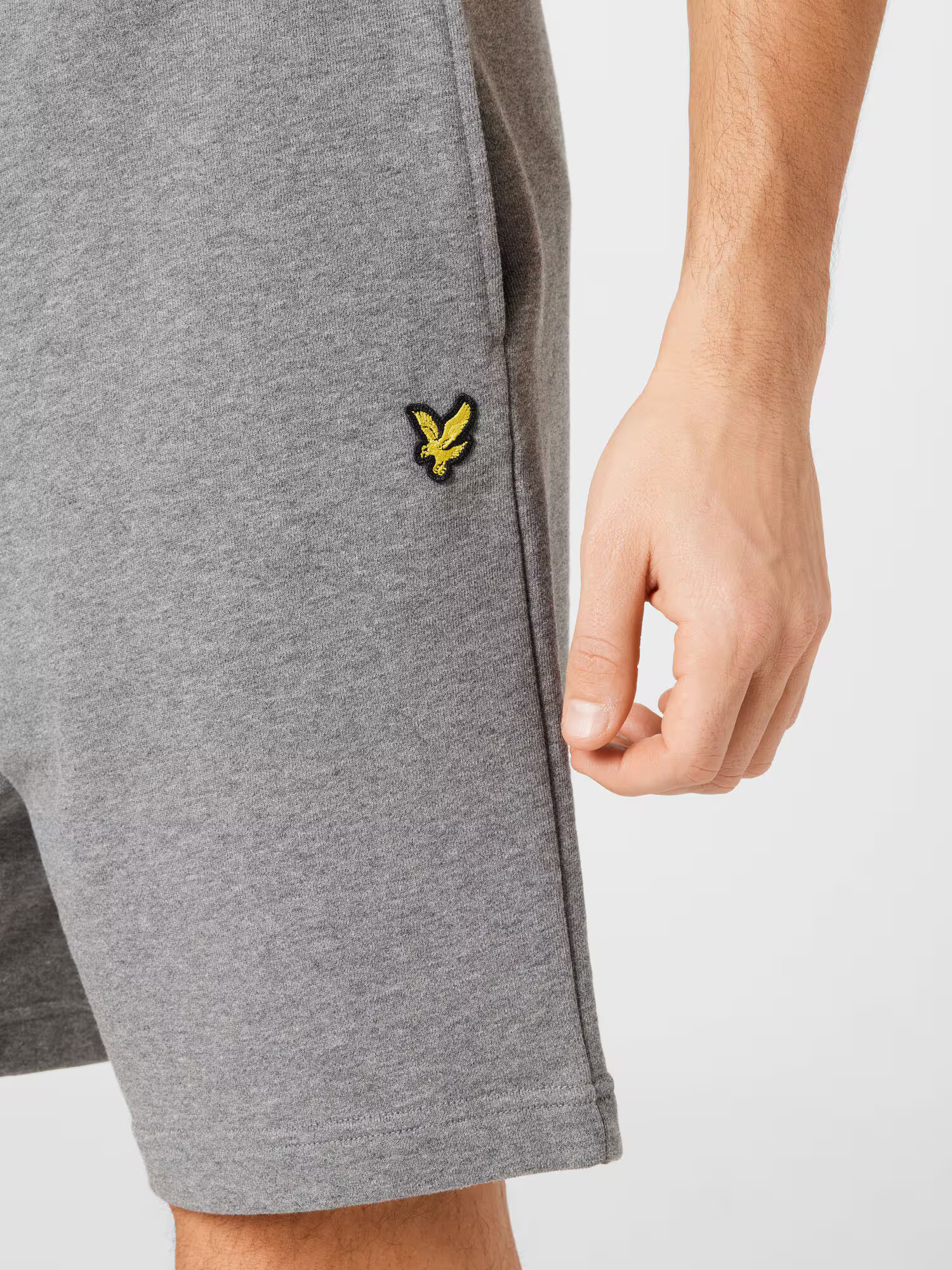 Lyle & Scott Nohavice žltá / sivá melírovaná / čierna - Pepit.sk