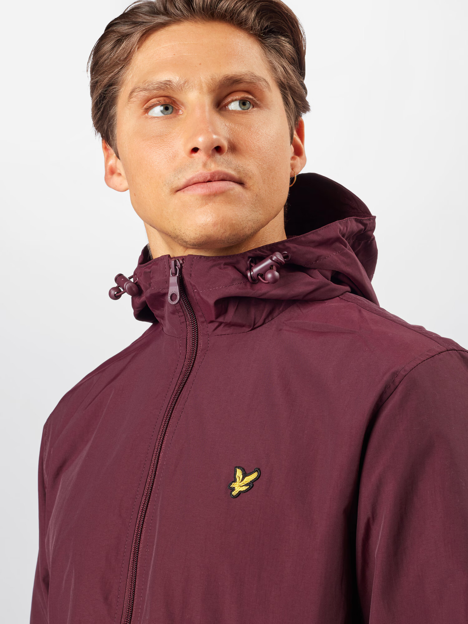 Lyle & Scott Prechodná bunda burgundská - Pepit.sk