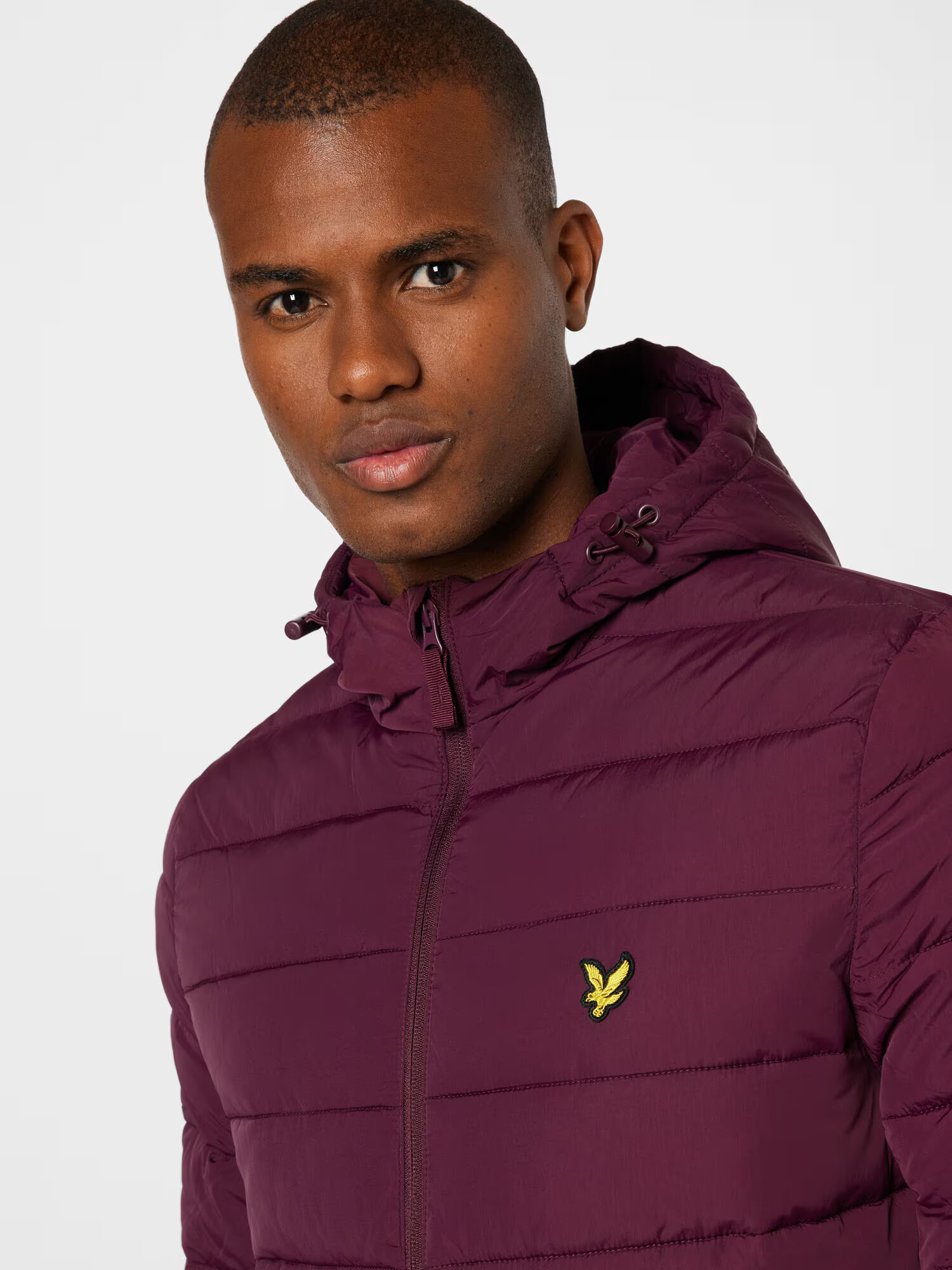 Lyle & Scott Prechodná bunda burgundská - Pepit.sk