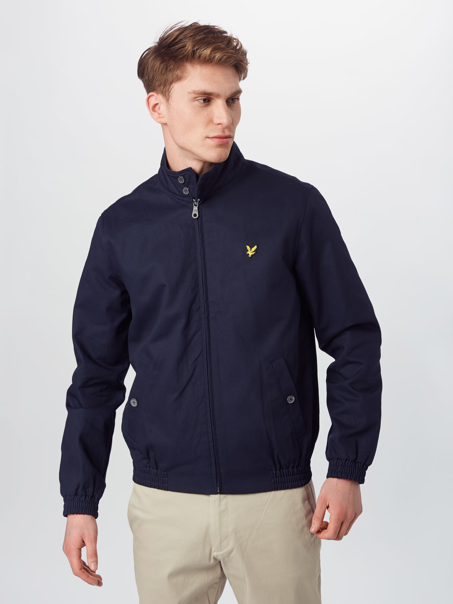 Lyle & Scott Prechodná bunda 'Harrington' námornícka modrá - Pepit.sk