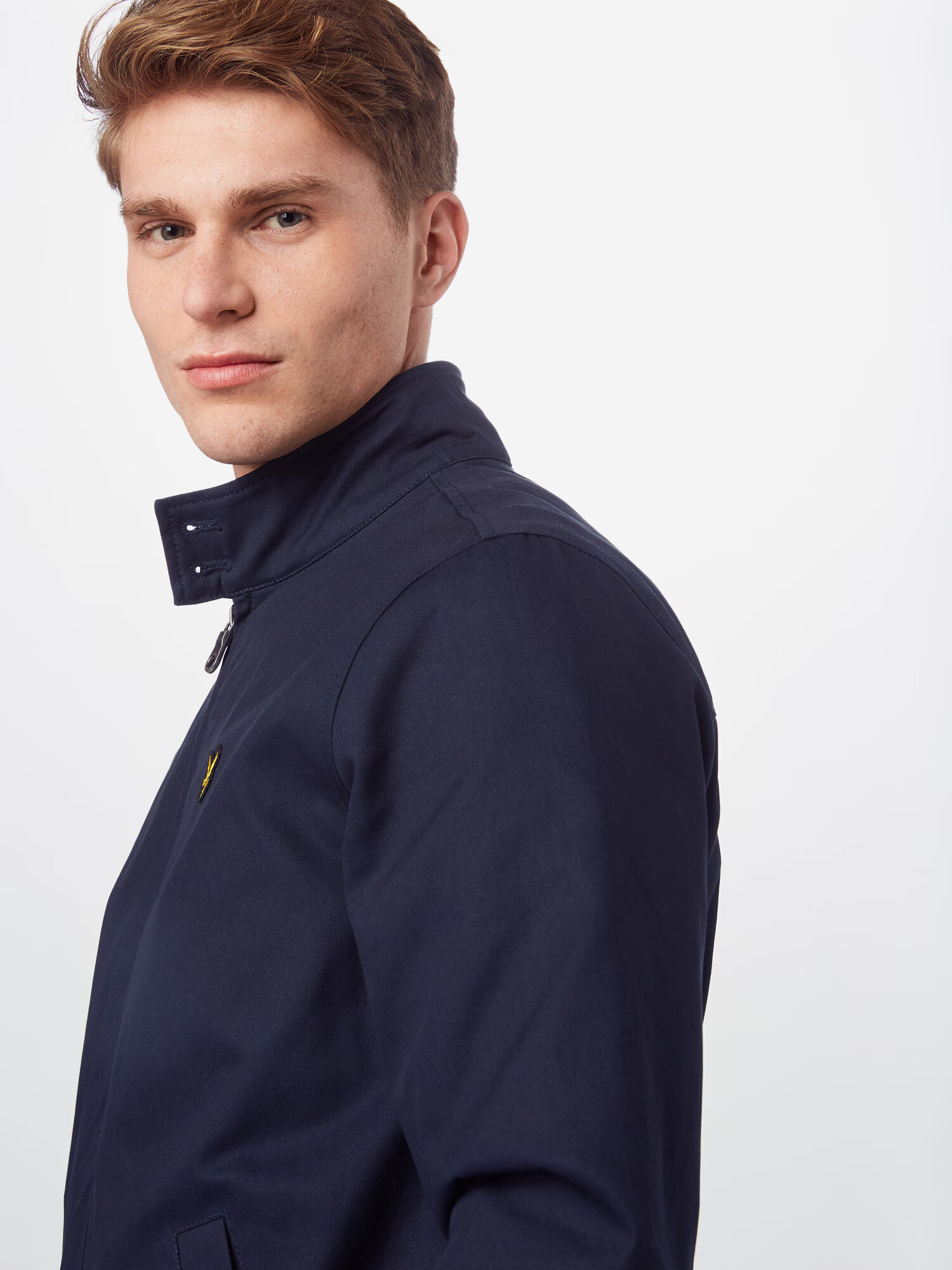 Lyle & Scott Prechodná bunda 'Harrington' námornícka modrá - Pepit.sk