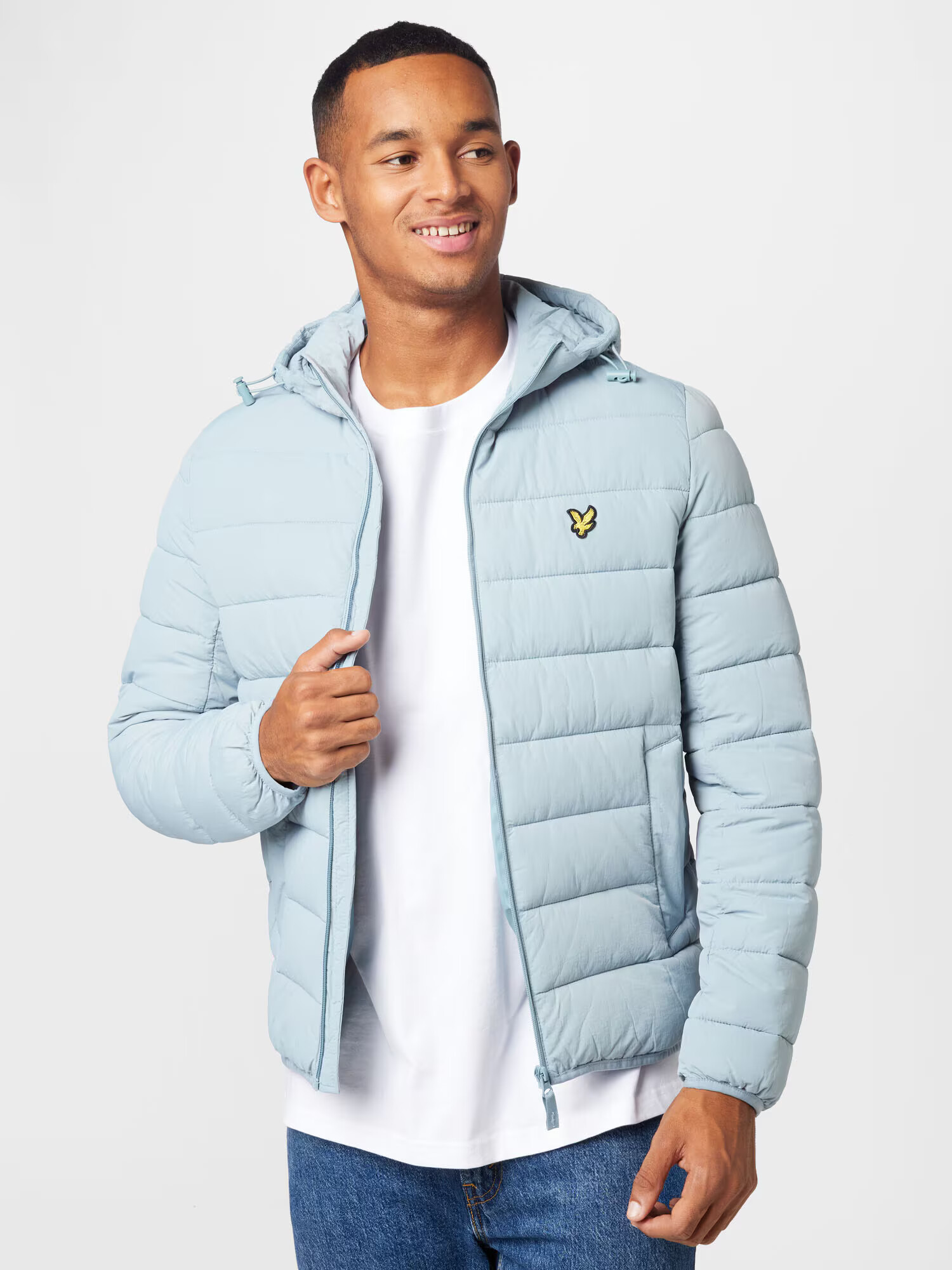 Lyle & Scott Prechodná bunda modrá / žltá / čierna - Pepit.sk