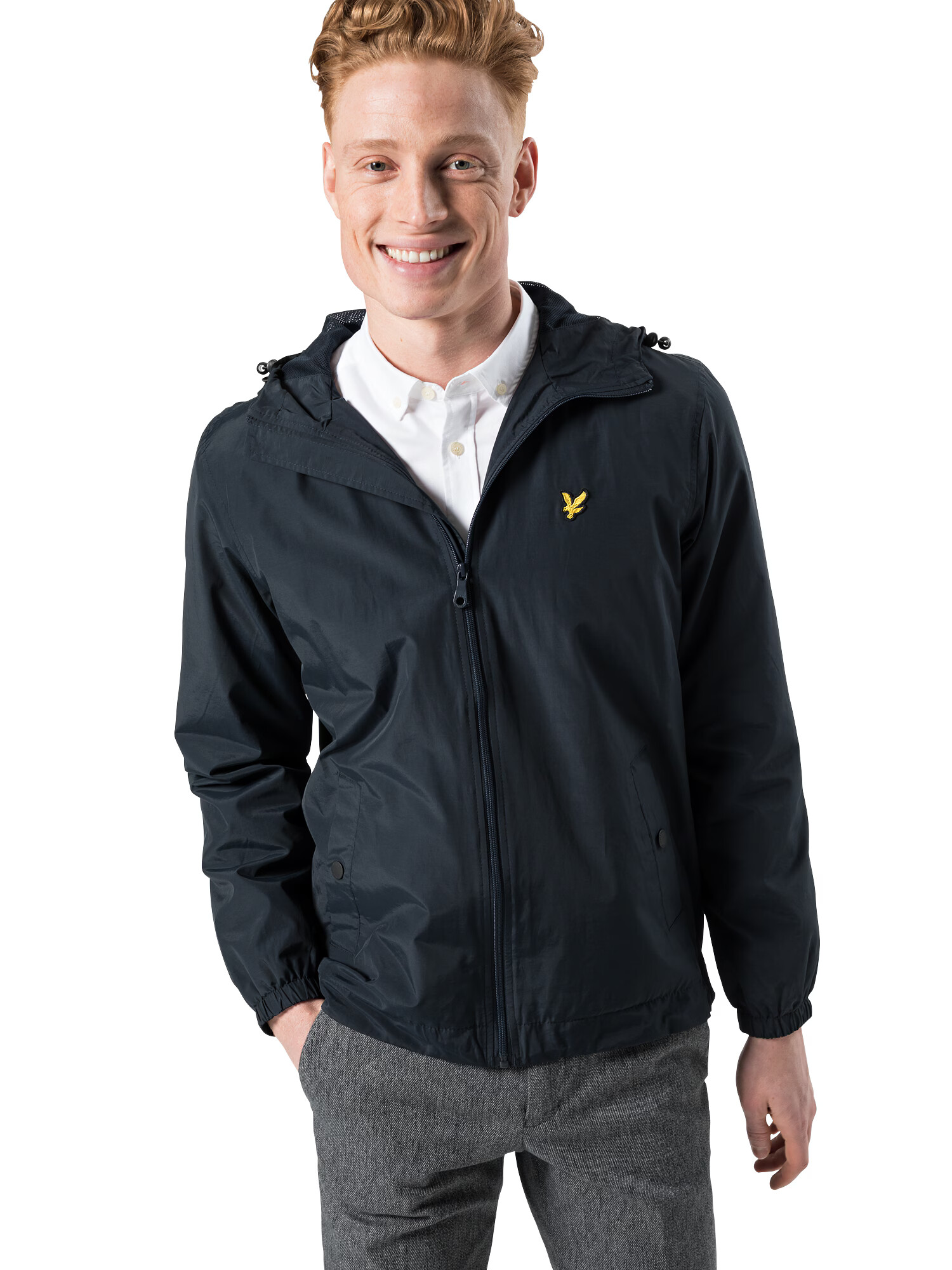 Lyle & Scott Prechodná bunda námornícka modrá - Pepit.sk