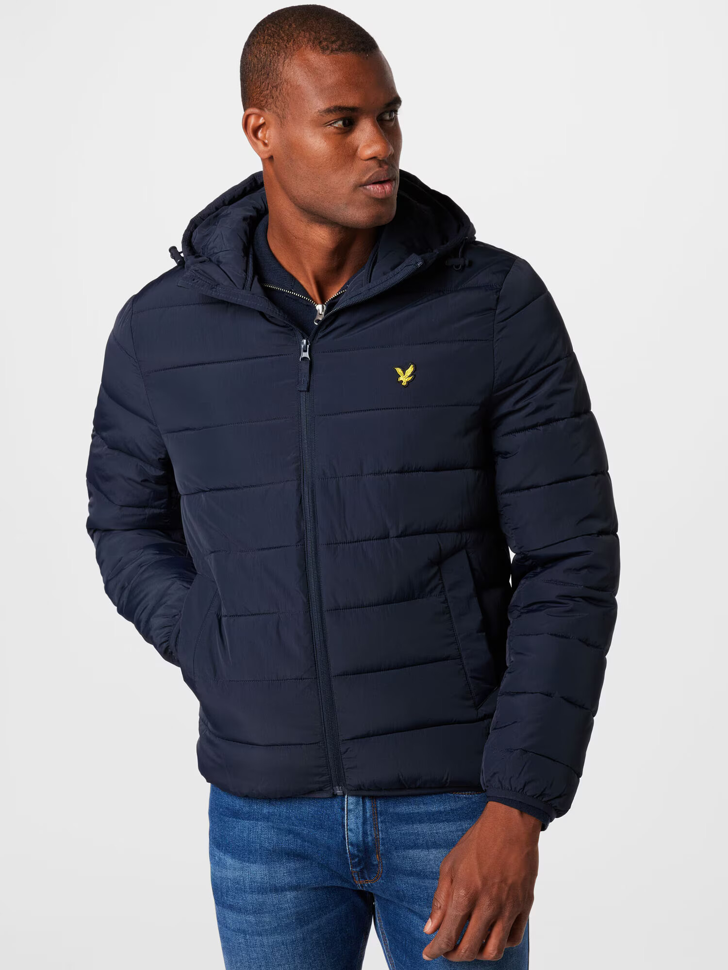 Lyle & Scott Prechodná bunda námornícka modrá - Pepit.sk