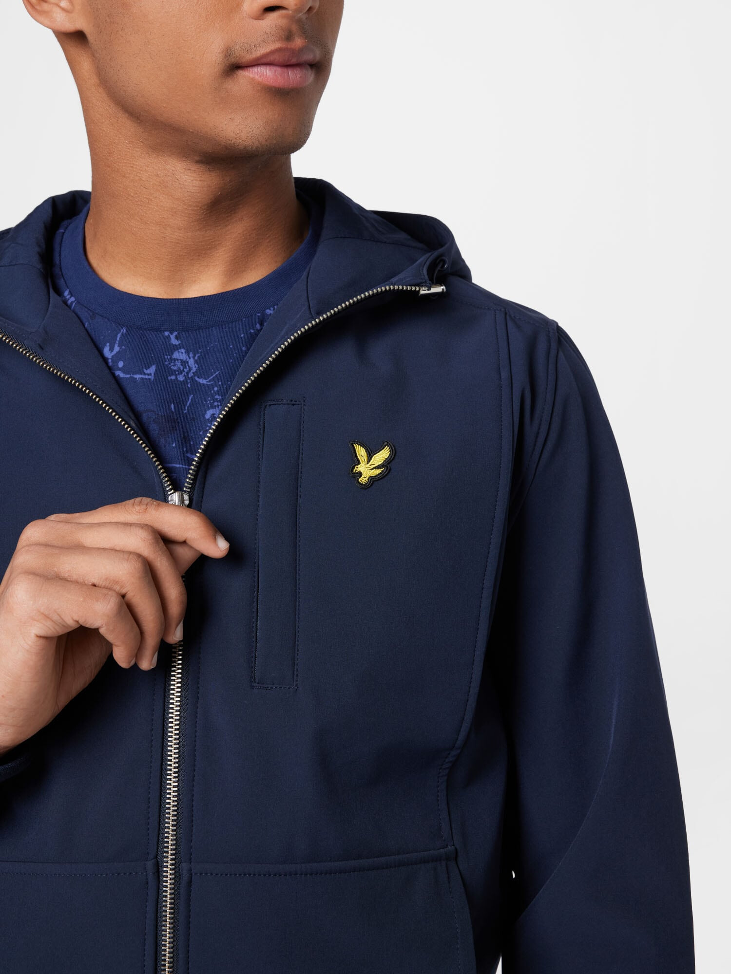 Lyle & Scott Prechodná bunda námornícka modrá - Pepit.sk