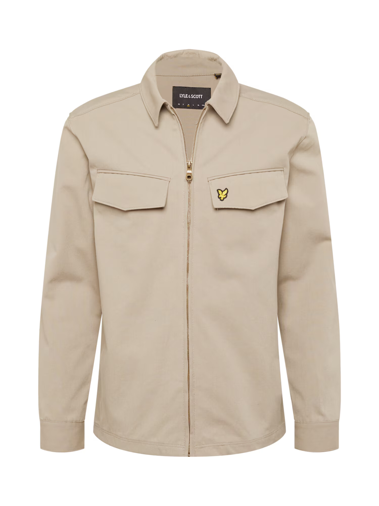 Lyle & Scott Prechodná bunda tmavobéžová / žltá / čierna - Pepit.sk