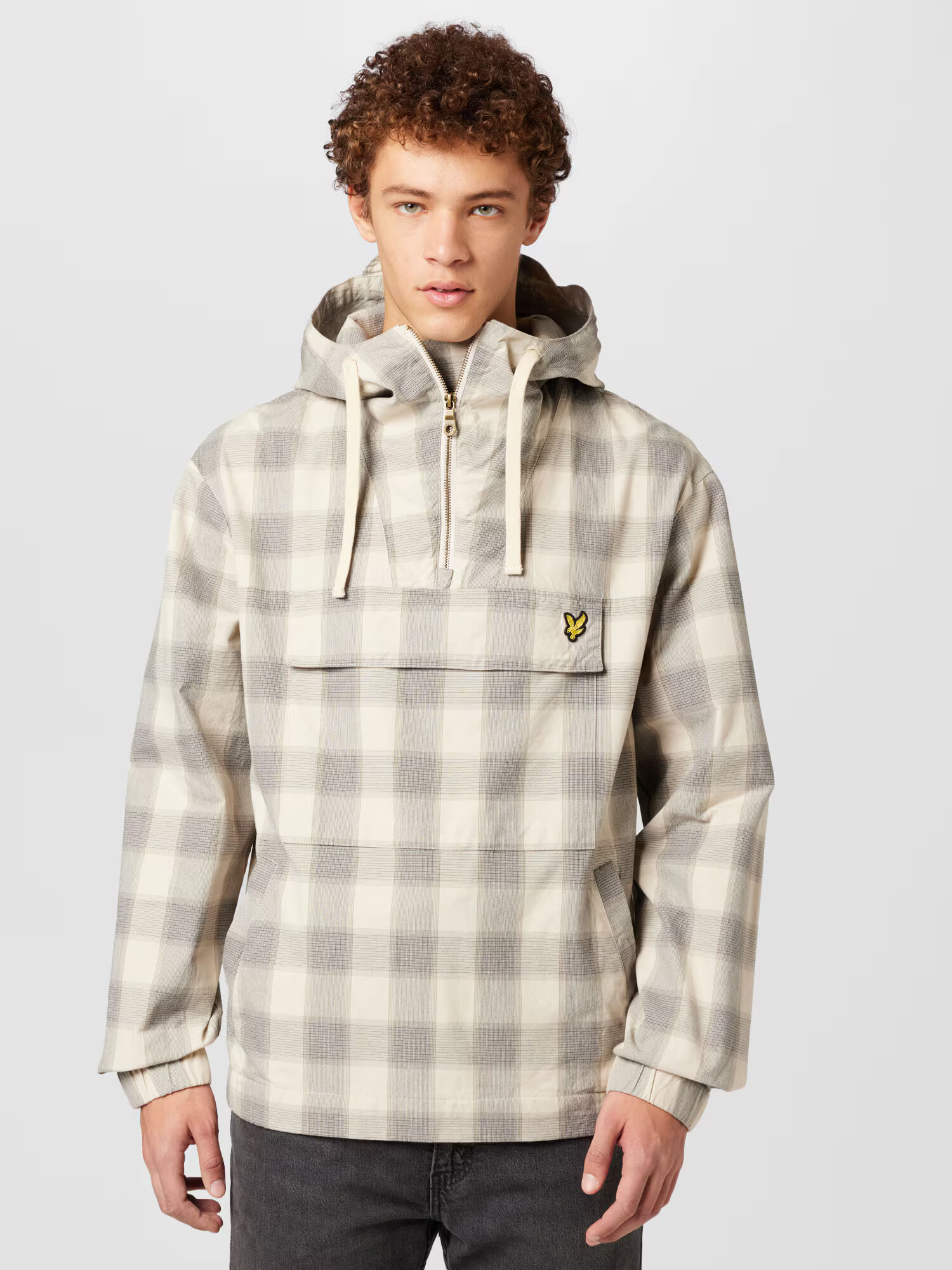 Lyle & Scott Prechodná bunda tmavošedá / kamenná / sivá melírovaná - Pepit.sk