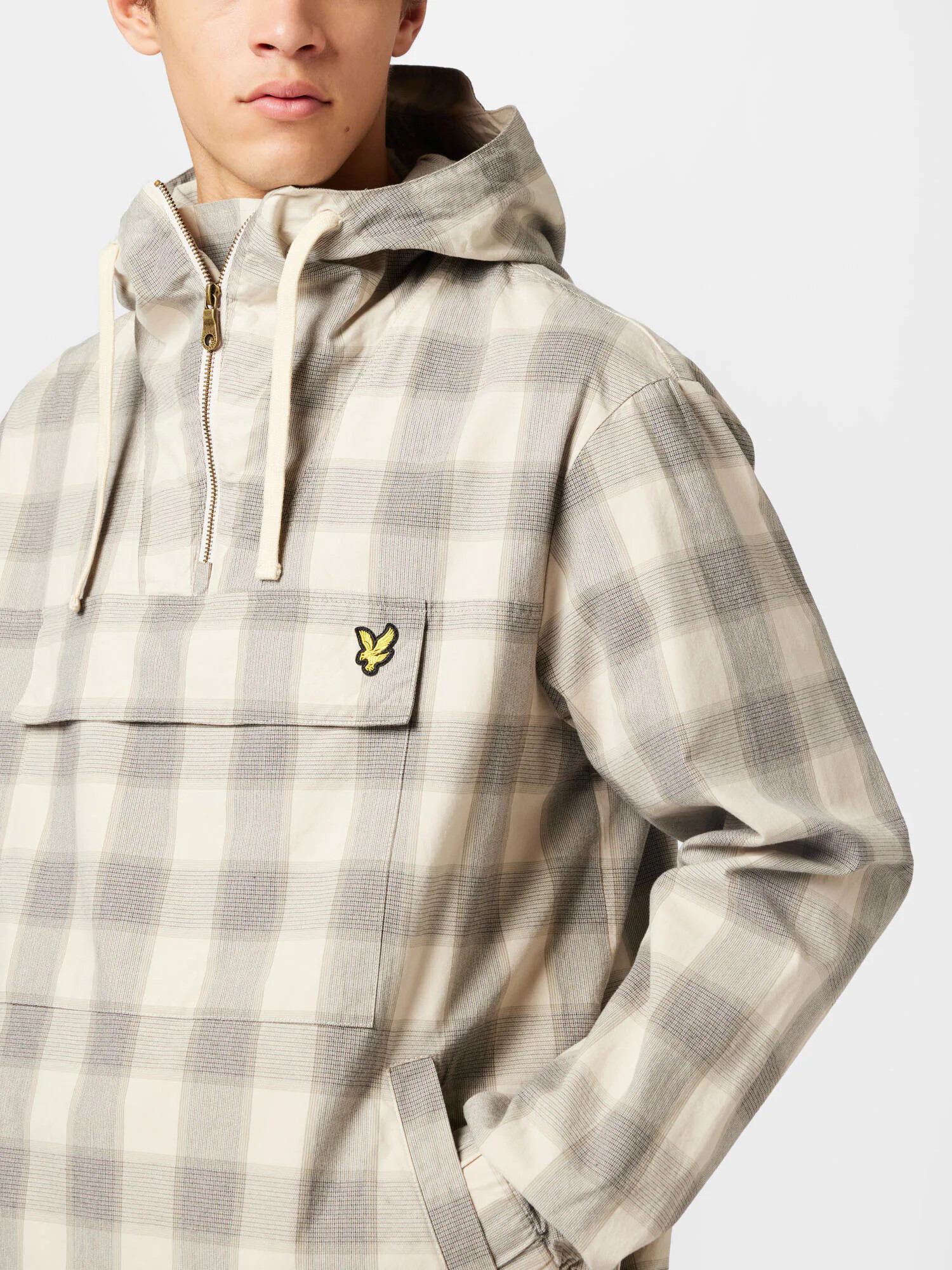 Lyle & Scott Prechodná bunda tmavošedá / kamenná / sivá melírovaná - Pepit.sk